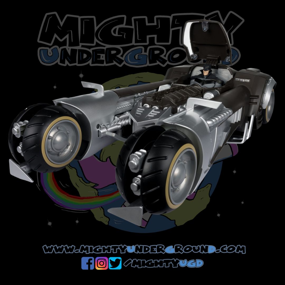 DC Multiverse: White Knight Batmobile (Gold Label)-Actionfiguren-McFarlane Toys-Mighty Underground