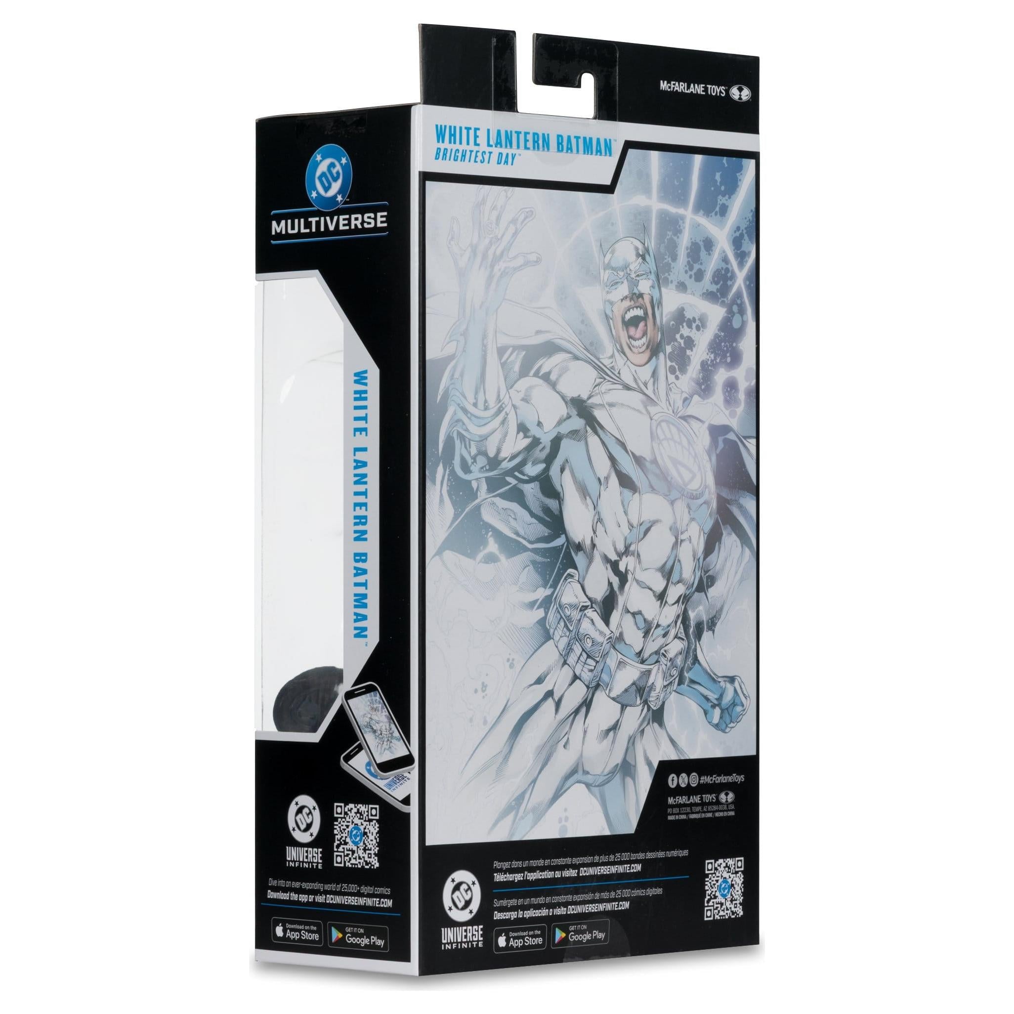 DC Multiverse: White Lantern Batman (Brightest Day) (Red Platinum Edition)-Actionfiguren-McFarlane Toys-Mighty Underground
