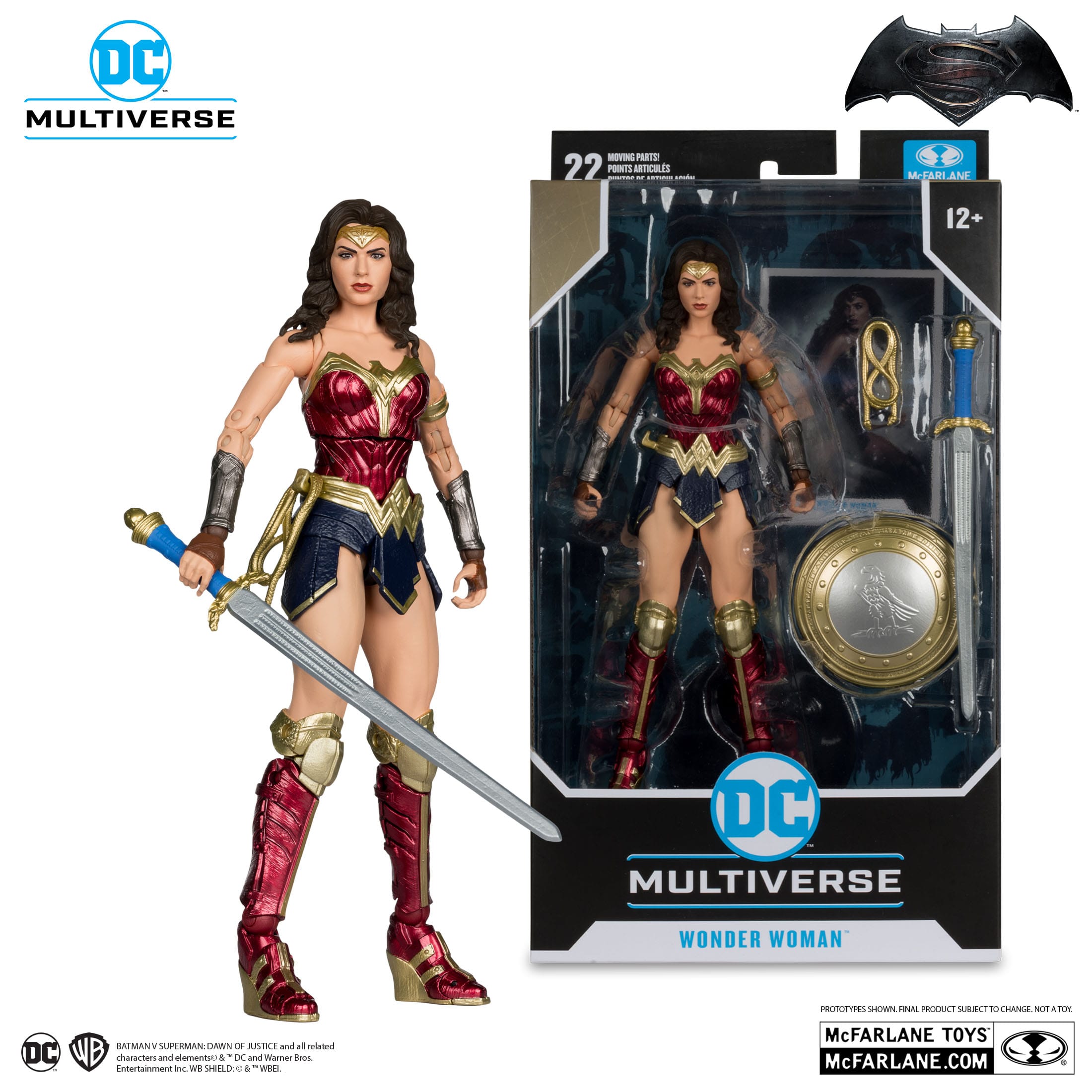 DC Multiverse: Wonder Woman (BvS: Dawn of Justice)-Actionfiguren-McFarlane Toys-Mighty Underground