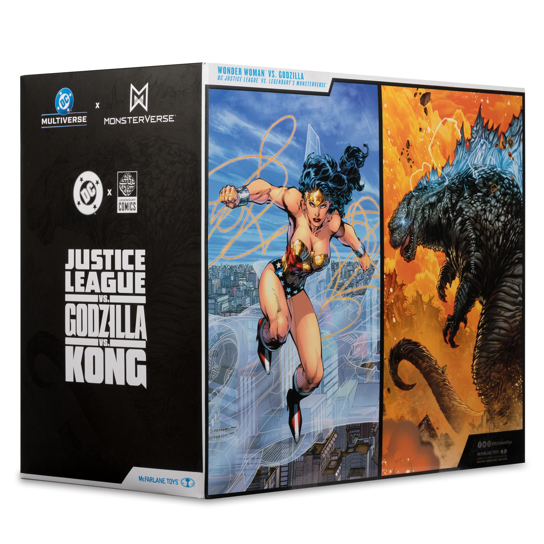 DC Multiverse: Wonder Woman VS. Atomic Blast Godzilla (Justice League Monsterverse) - 2-Pack-Actionfiguren-McFarlane Toys-Mighty Underground