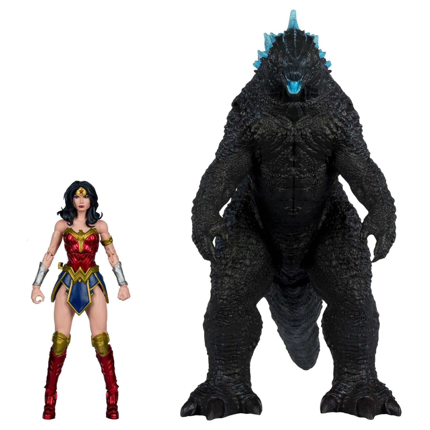 DC Multiverse: Wonder Woman VS. Atomic Blast Godzilla (Justice League Monsterverse) - 2-Pack-Actionfiguren-McFarlane Toys-Mighty Underground