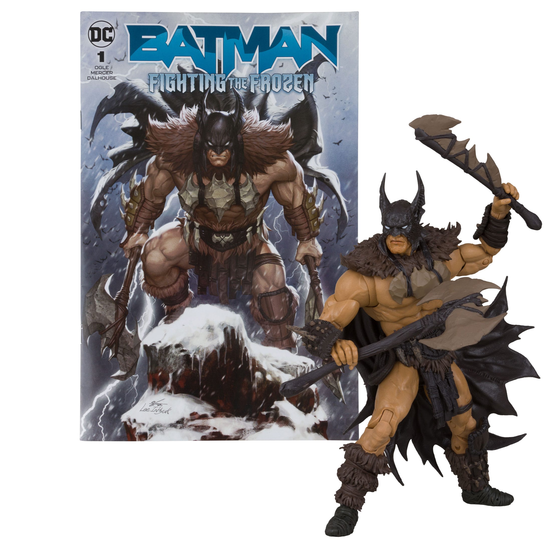 DC Page Punchers: Batman (Batman: Fighting The Frozen) - Actionfigur & Comic - 7 inch-Actionfiguren-McFarlane Toys-Mighty Underground