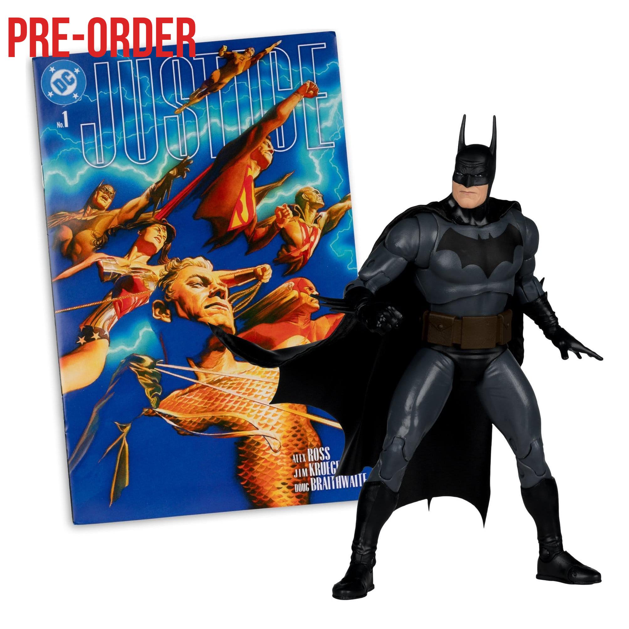 DC Page Punchers: Batman (Justice) Actionfigur & Comic - 7 inch-Actionfiguren-McFarlane Toys-Mighty Underground