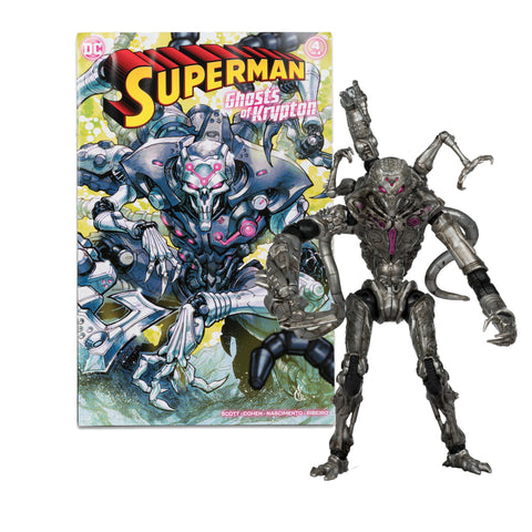 DC Page Punchers: Brainiac (Ghosts of Krypton) - Actionfigur & Comic - 7 inch-Actionfiguren-McFarlane Toys-Mighty Underground
