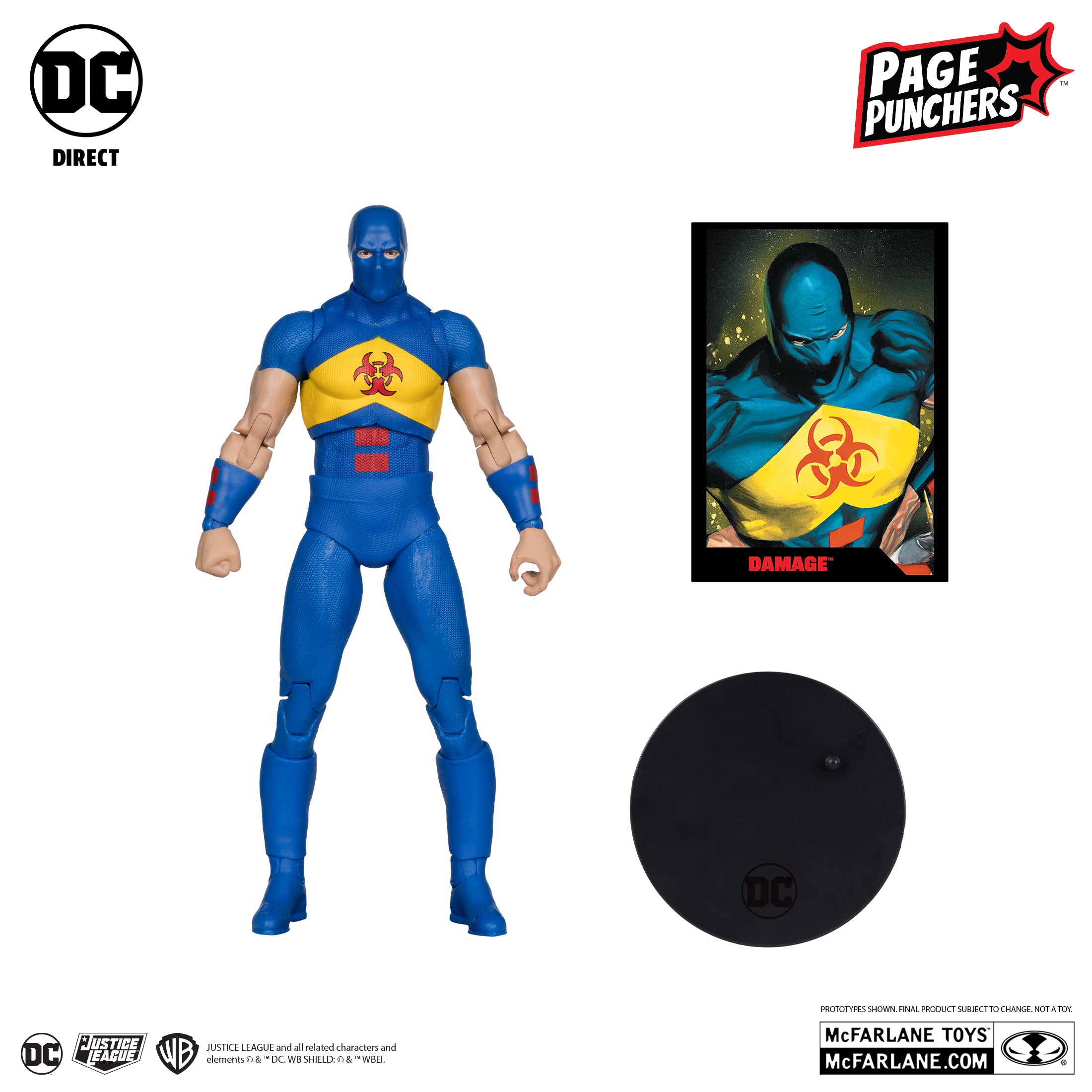 DC Page Punchers: Damage (Kingdom Come) Actionfigur & Comic - 7 inch [Chase]-Actionfiguren-McFarlane Toys-Mighty Underground