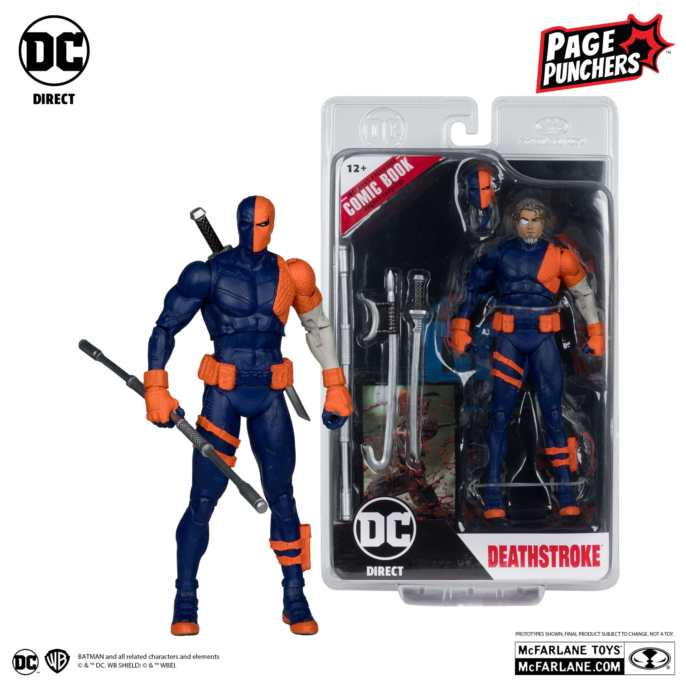 DC Page Punchers: Deathstroke (DC Rebirth) - Actionfigur & Comic - 7 inch-Actionfiguren-McFarlane Toys-Mighty Underground