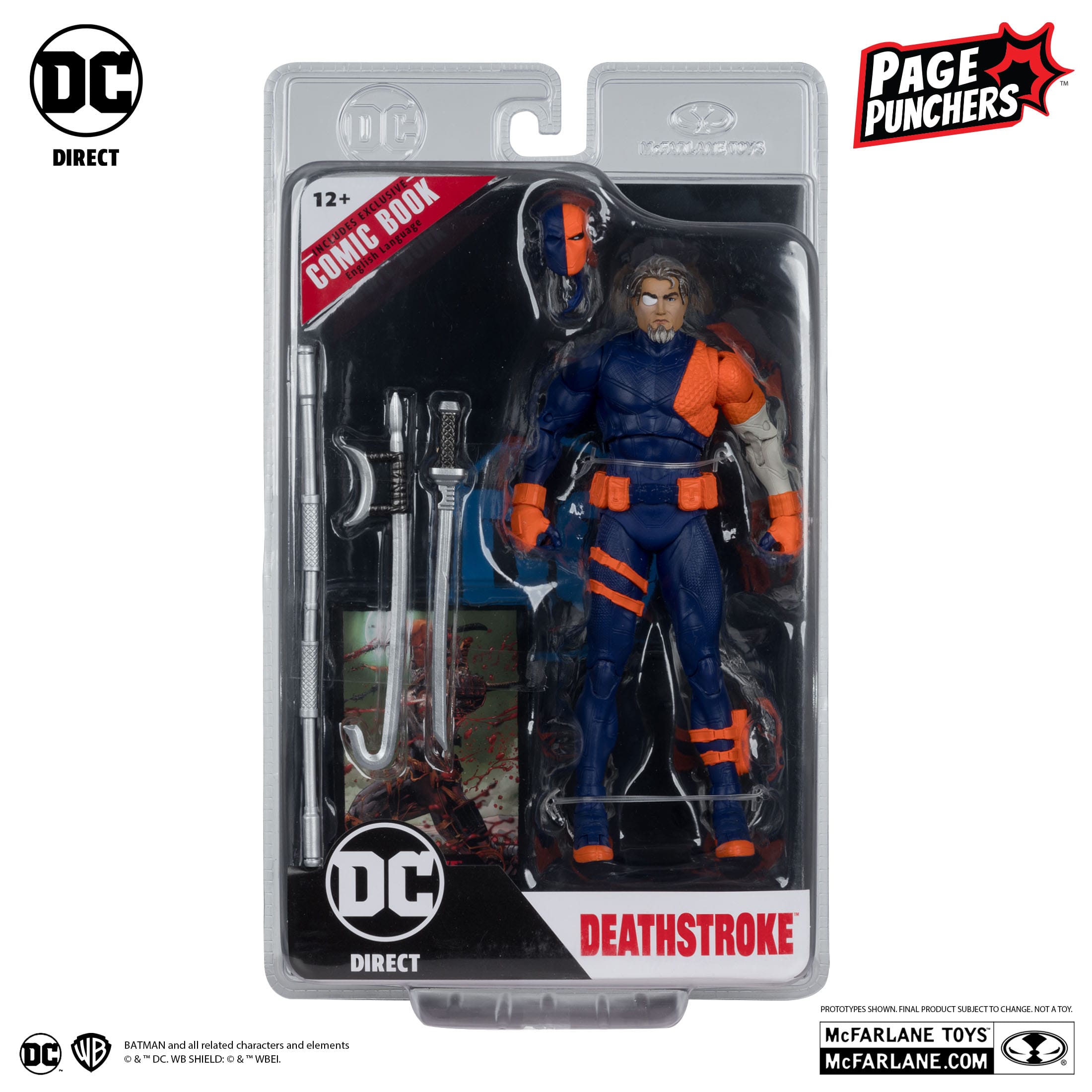 DC Page Punchers: Deathstroke (DC Rebirth) - Actionfigur & Comic - 7 inch-Actionfiguren-McFarlane Toys-Mighty Underground