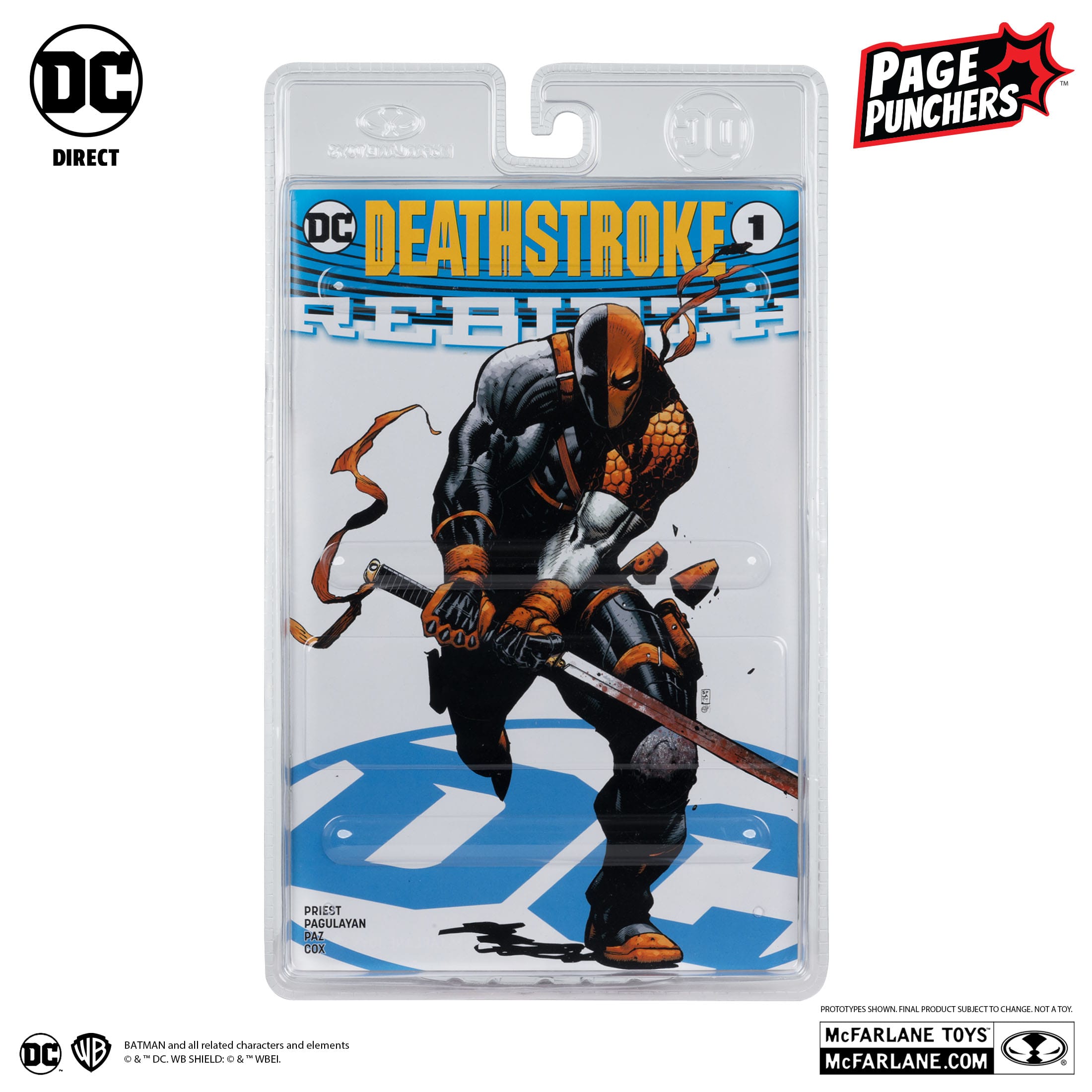 DC Page Punchers: Deathstroke (DC Rebirth) - Actionfigur & Comic - 7 inch-Actionfiguren-McFarlane Toys-Mighty Underground