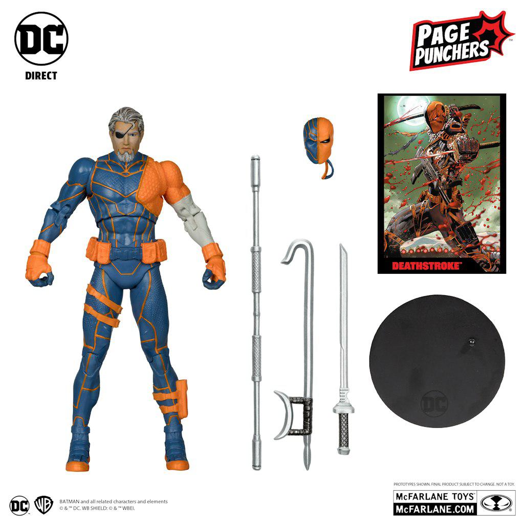 DC Page Punchers: Deathstroke (DC Rebirth) - Actionfigur & Comic - 7 inch [Chase]-Actionfiguren-McFarlane Toys-Mighty Underground