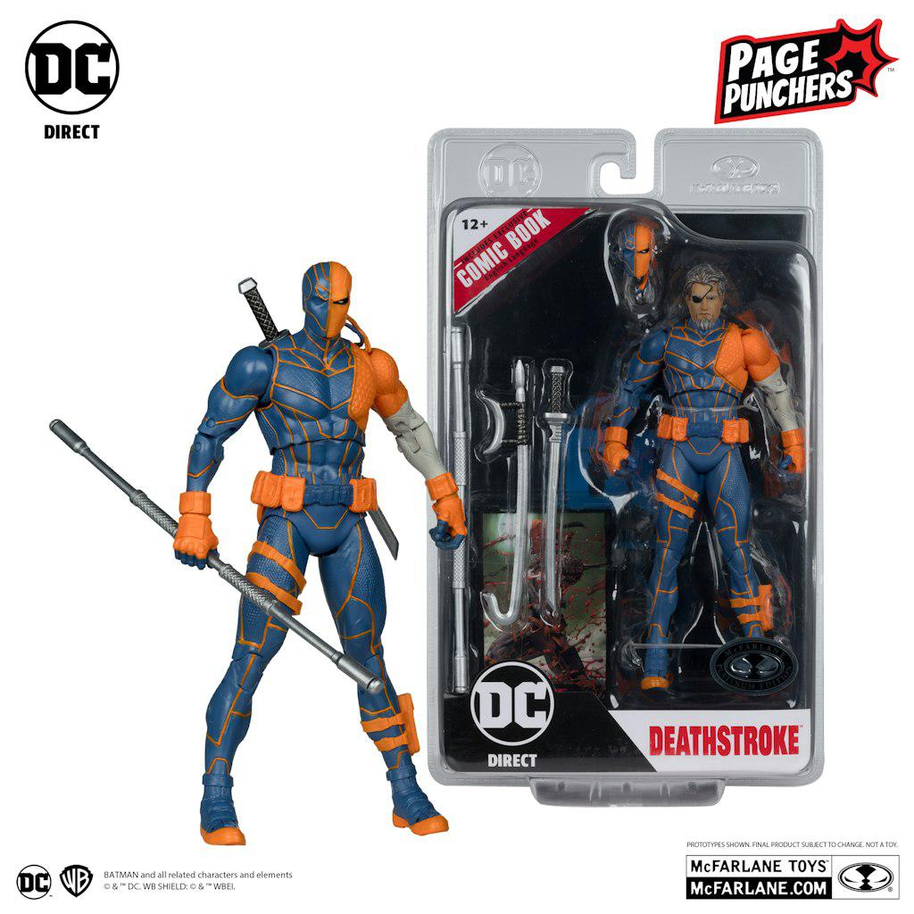 DC Page Punchers: Deathstroke (DC Rebirth) - Actionfigur & Comic - 7 inch [Chase]-Actionfiguren-McFarlane Toys-Mighty Underground