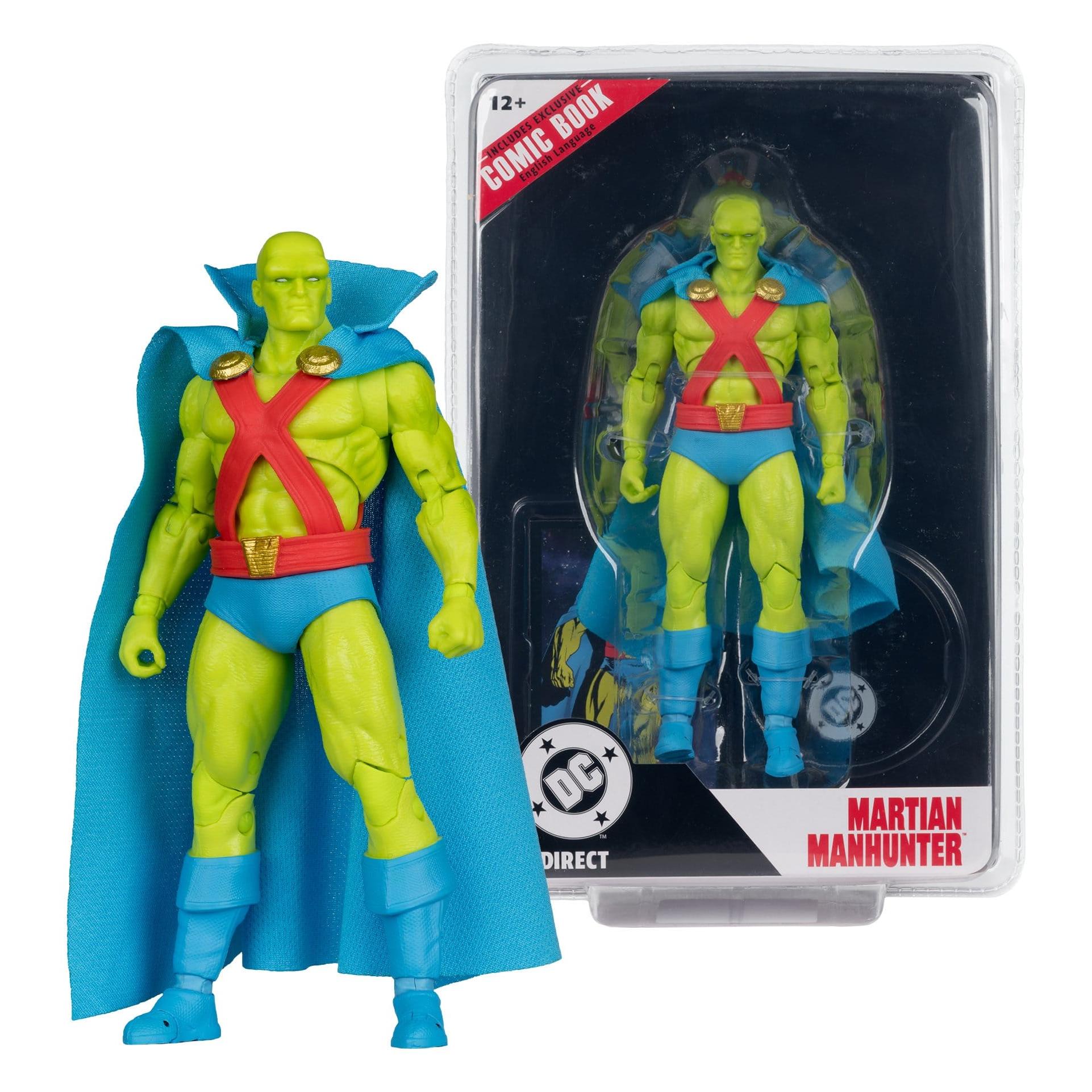 DC Page Punchers: Martian Manhunter (Justice League #77) Actionfigur & Comic - 7 inch-Actionfiguren-McFarlane Toys-Mighty Underground