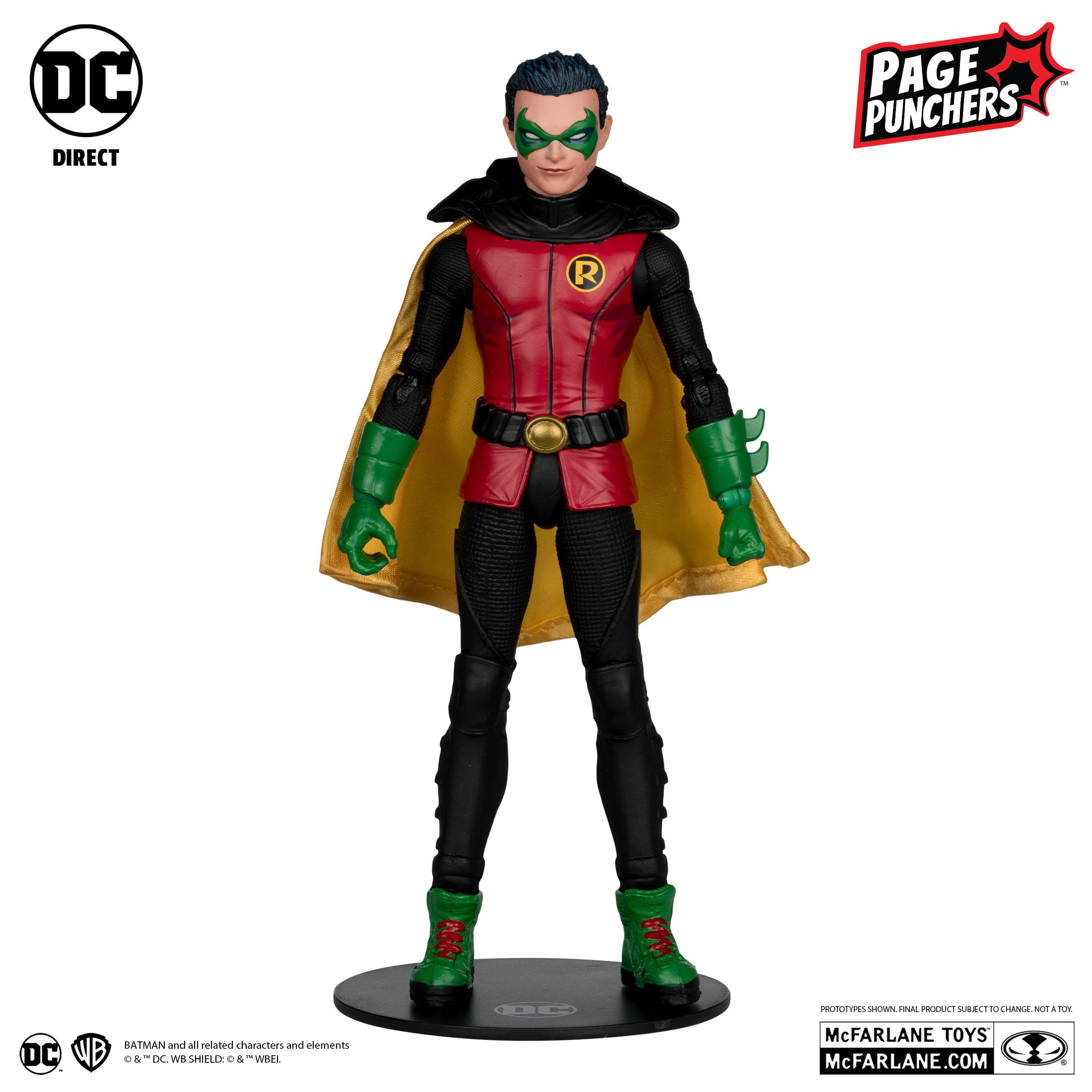 DC Page Punchers: Robin (Damian Wayne) (Batman: Reborn) - Actionfigur & Comic - 7 inch-Actionfiguren-McFarlane Toys-Mighty Underground