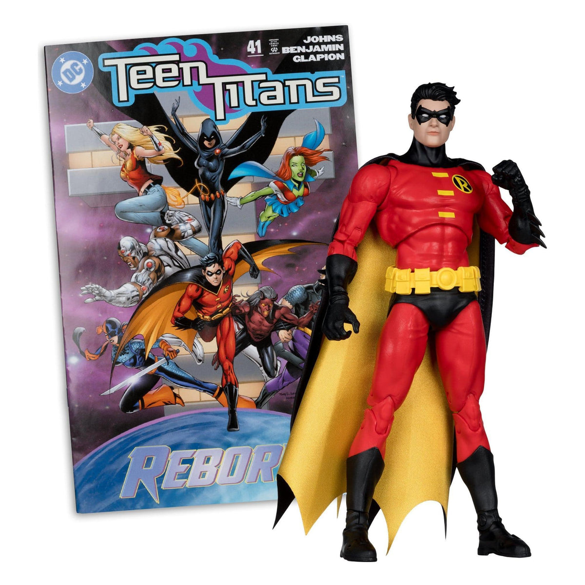DC Page Punchers: Robin (Teen Titans #41) Actionfigur & Comic - 7 inch-Actionfiguren-McFarlane Toys-Mighty Underground