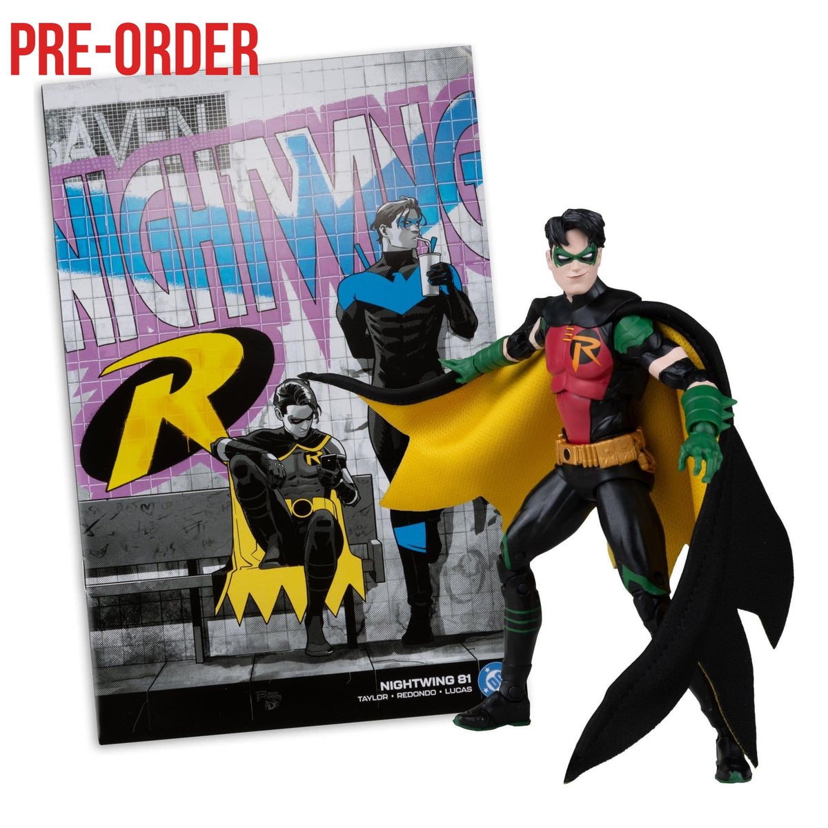 DC Page Punchers: Robin Tim Drake (Nightwing #81) Actionfigur & Comic - 7 inch-Actionfiguren-McFarlane Toys-Mighty Underground
