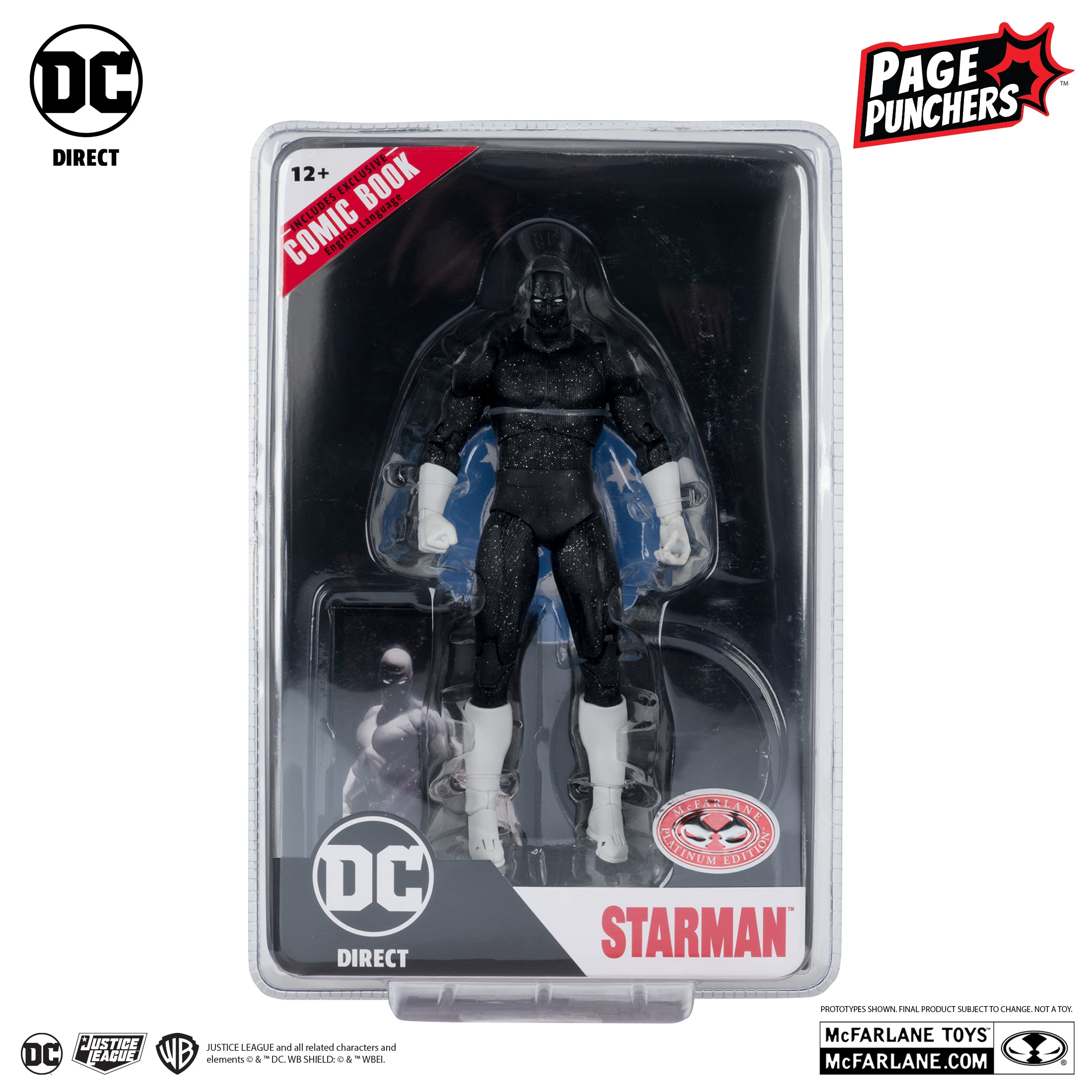 DC Page Punchers: Starman (Kingdom Come) Actionfigur & Comic - 7 inch [Chase]-Actionfiguren-McFarlane Toys-Mighty Underground