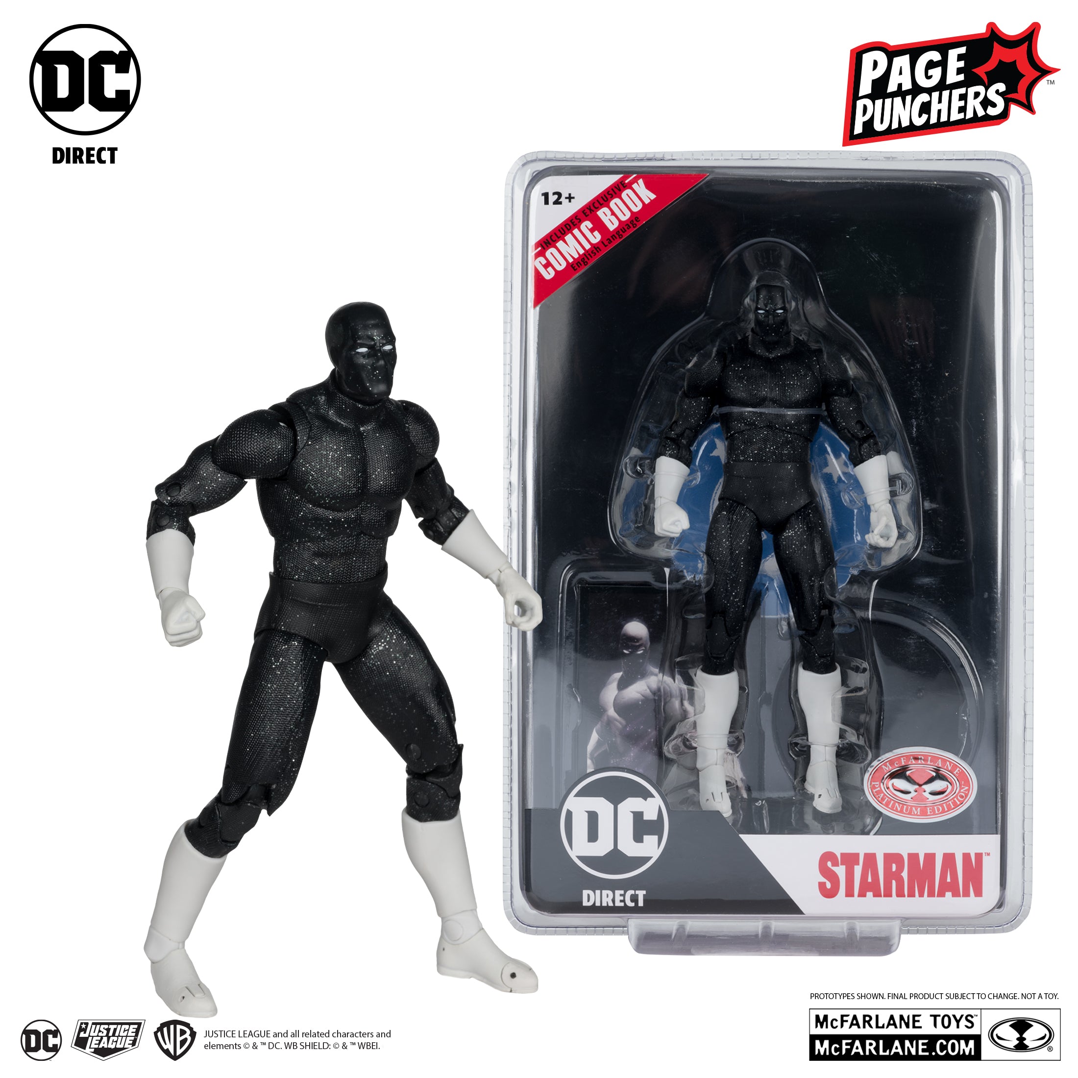 DC Page Punchers: Starman (Kingdom Come) Actionfigur & Comic - 7 inch [Chase]-Actionfiguren-McFarlane Toys-Mighty Underground