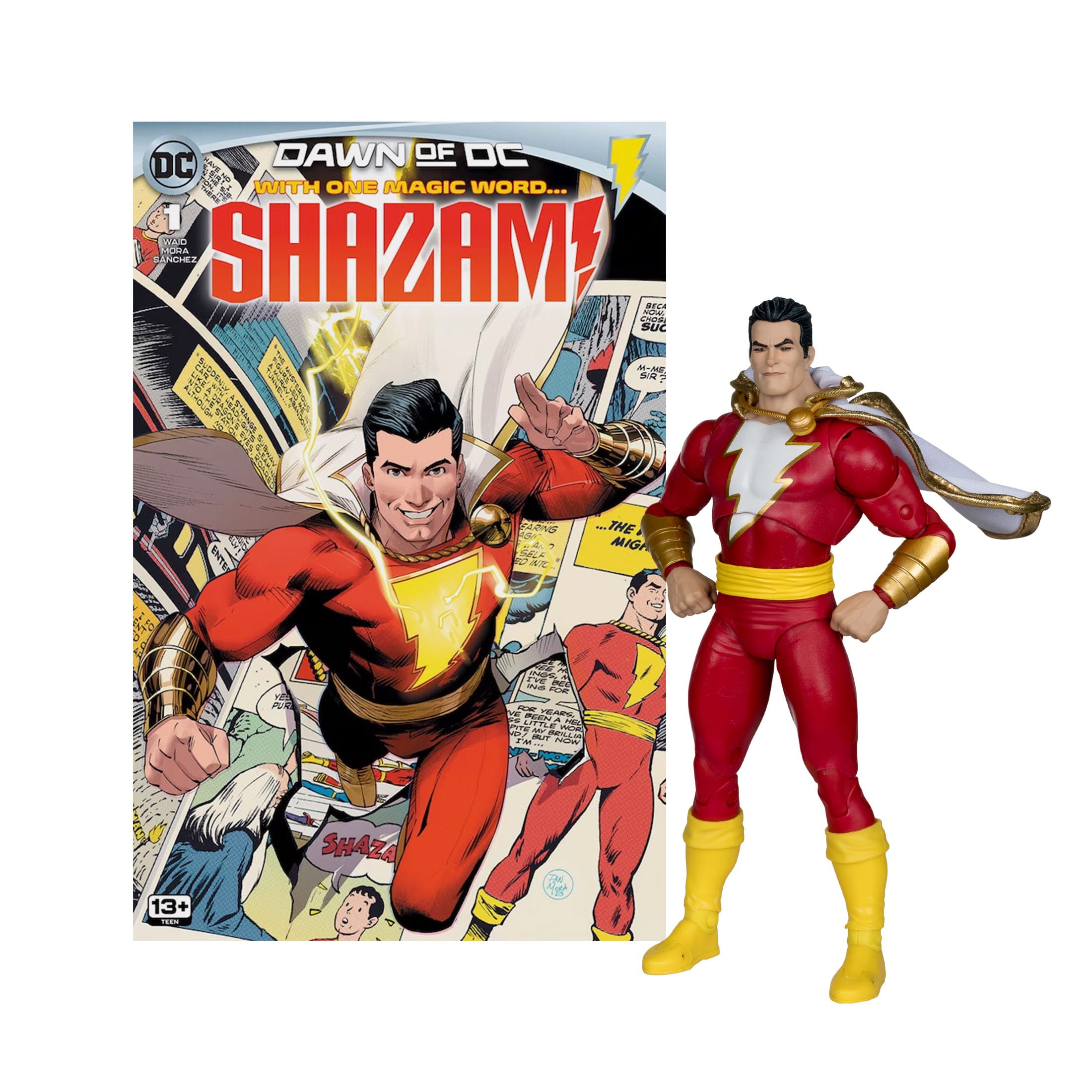 DC Page Punchers: Superman '78, Red Hood, Shazam! (Wave 7) - Actionfigur & Comic - 7 inch - 3er-Set-Actionfiguren-McFarlane Toys-Mighty Underground