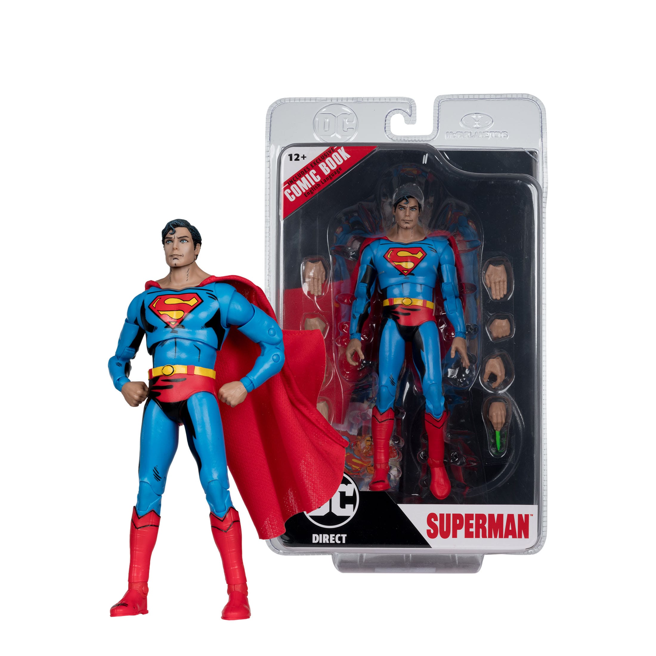 DC Page Punchers: Superman '78, Red Hood, Shazam! (Wave 7) - Actionfigur & Comic - 7 inch - 3er-Set-Actionfiguren-McFarlane Toys-Mighty Underground