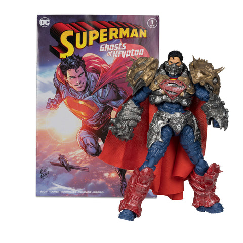 DC Page Punchers: Superman (Ghosts of Krypton) - Actionfigur & Comic - 7 inch-Actionfiguren-McFarlane Toys-Mighty Underground