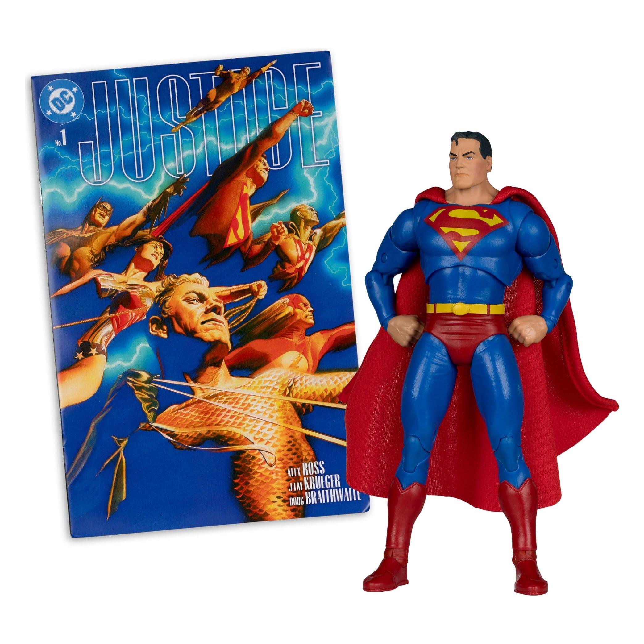 DC Page Punchers: Superman (Justice #1) Actionfigur & Comic - 7 inch-Actionfiguren-McFarlane Toys-Mighty Underground