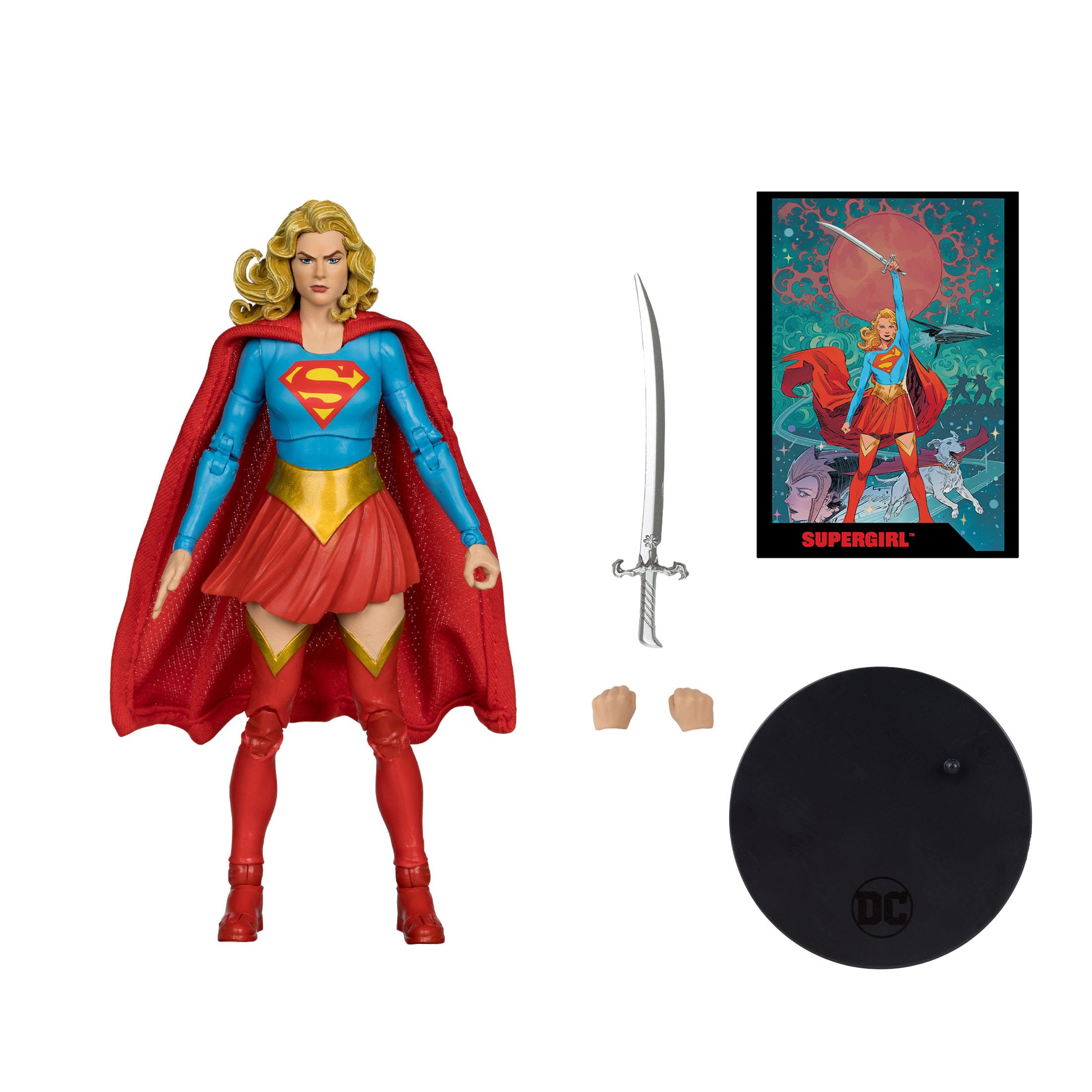 DC Page Punchers: Superman, Supergirl, Starman, Damage (Wave 8) Actionfigur & Comic - 7 inch - 4er-Set-Actionfiguren-McFarlane Toys-Mighty Underground