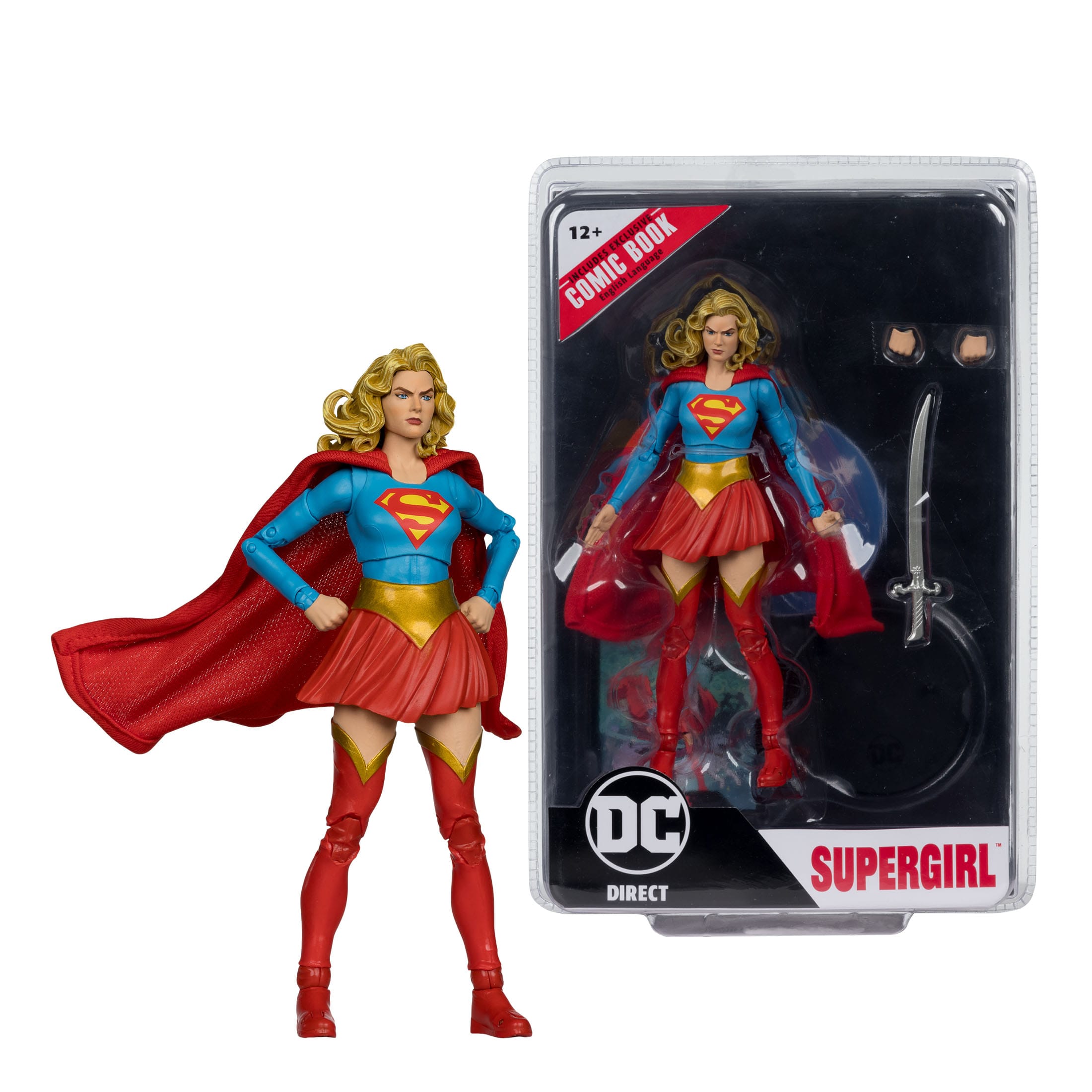 DC Page Punchers: Superman, Supergirl, Starman, Damage (Wave 8) Actionfigur & Comic - 7 inch - 4er-Set-Actionfiguren-McFarlane Toys-Mighty Underground