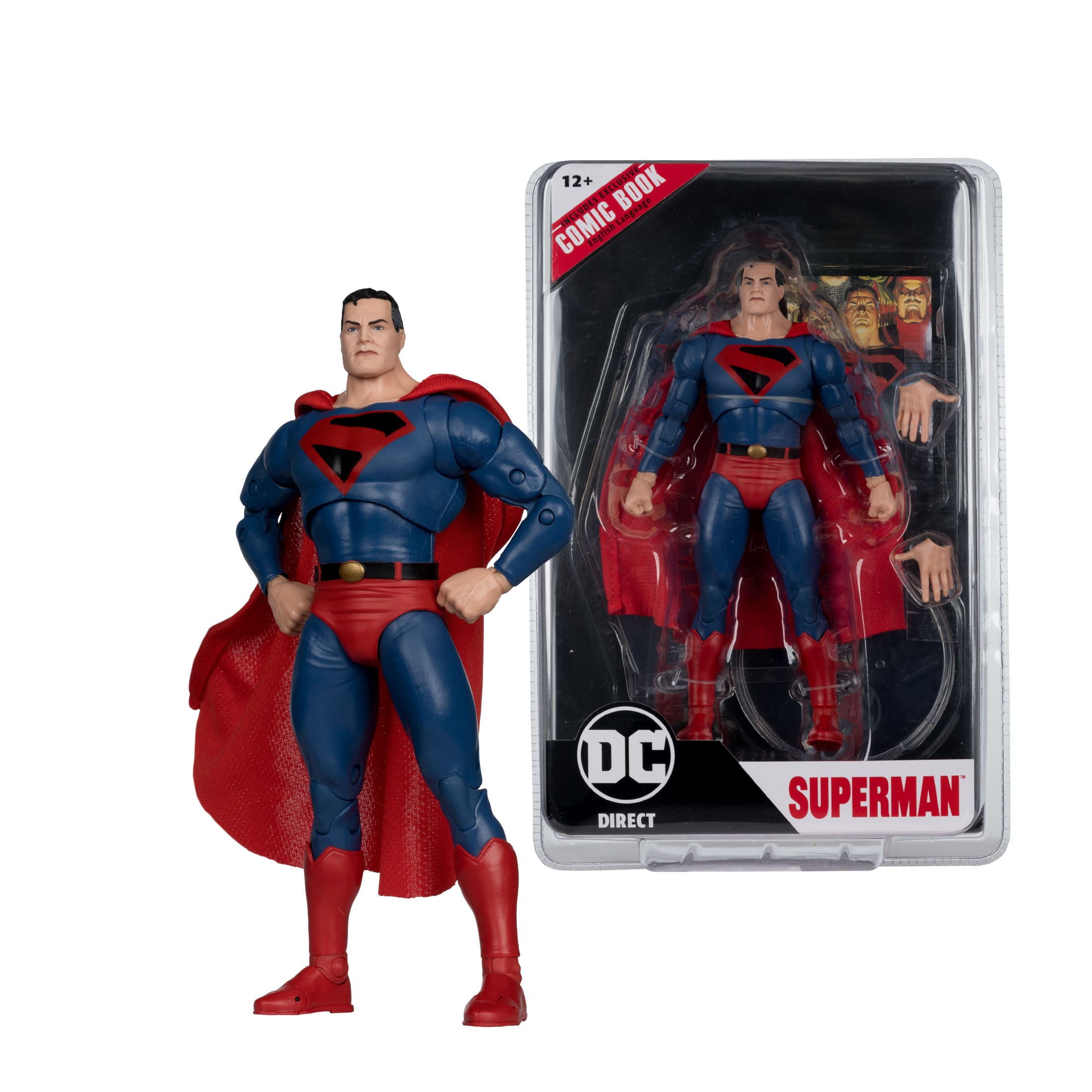 DC Page Punchers: Superman, Supergirl, Starman, Damage (Wave 8) Actionfigur & Comic - 7 inch - 4er-Set-Actionfiguren-McFarlane Toys-Mighty Underground