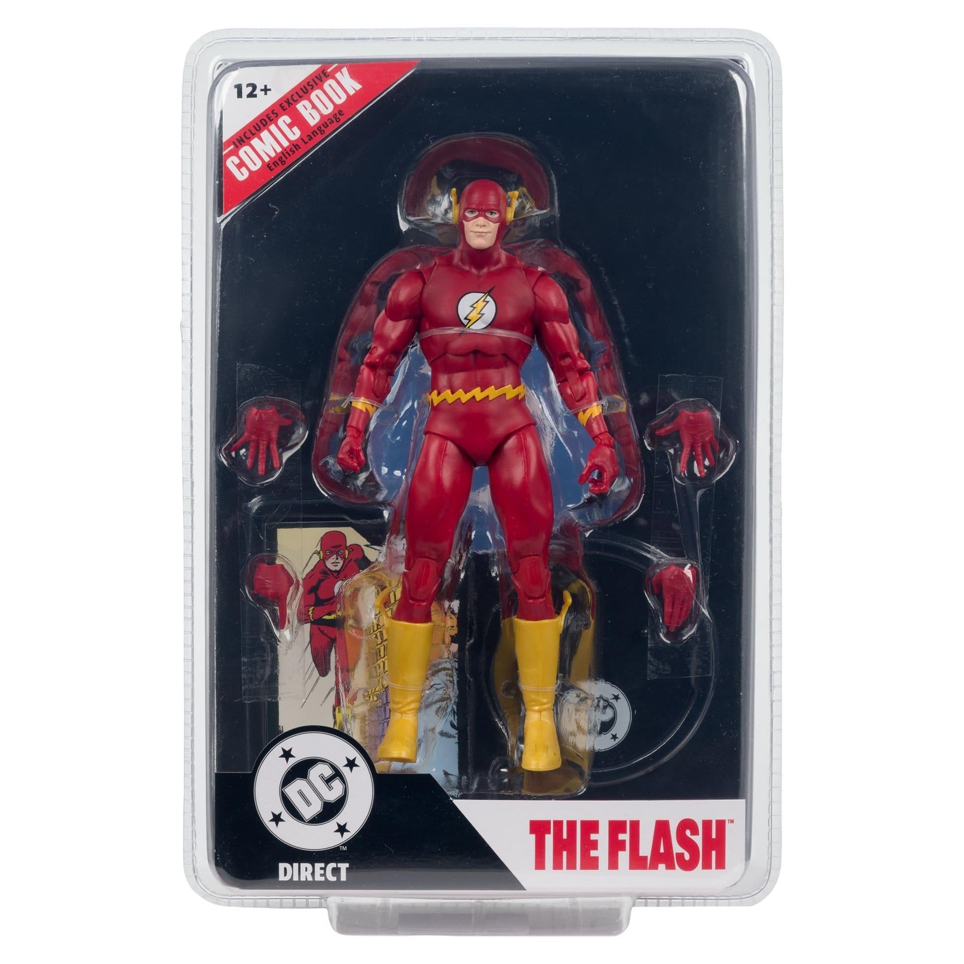 DC Page Punchers: The Flash Barry Allen (The Flash #123) Actionfigur & Comic - 7 inch-Actionfiguren-McFarlane Toys-Mighty Underground