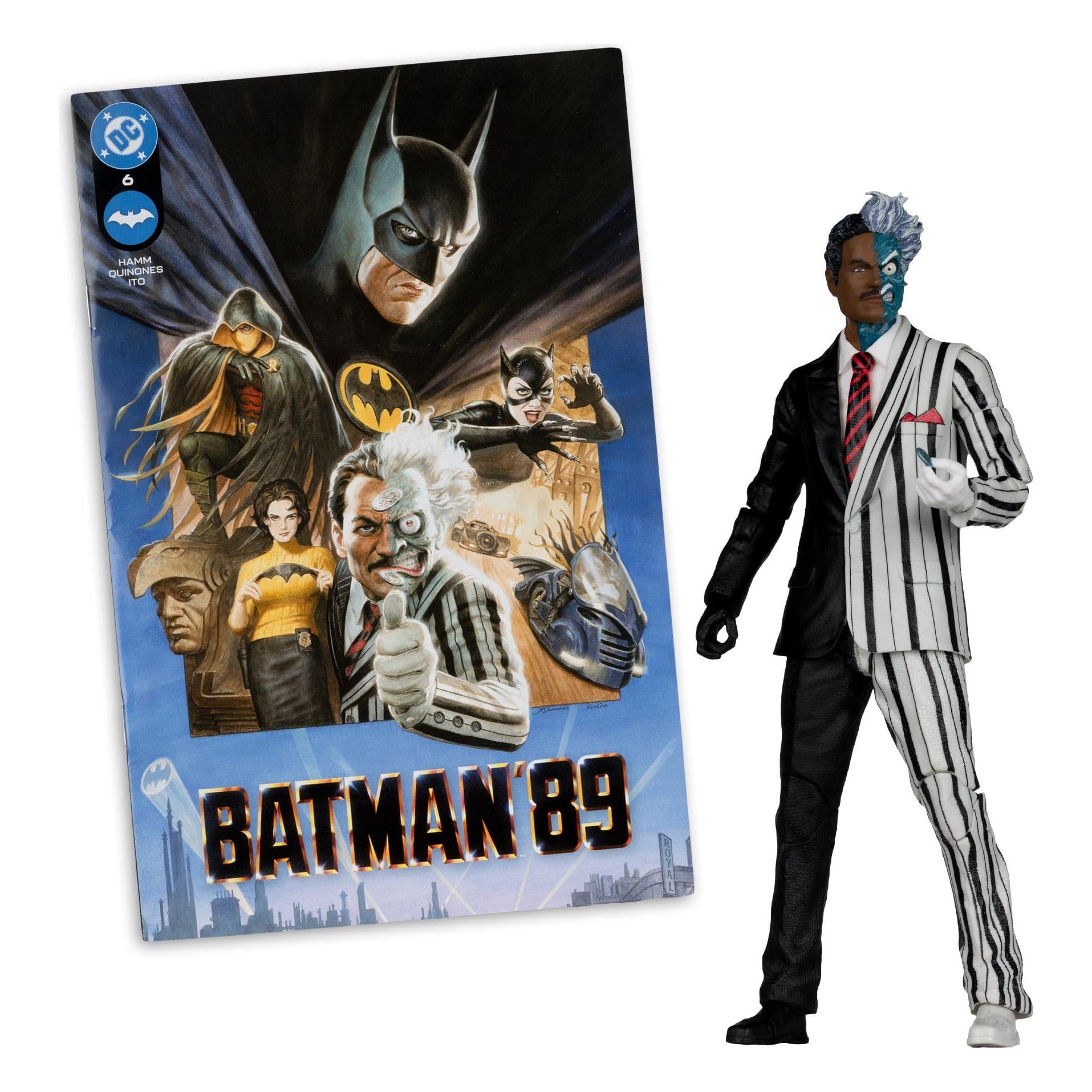 DC Page Punchers: Two-Face (Batman 89 Comic) Actionfigur & Comic - 7 inch-Actionfiguren-McFarlane Toys-Mighty Underground