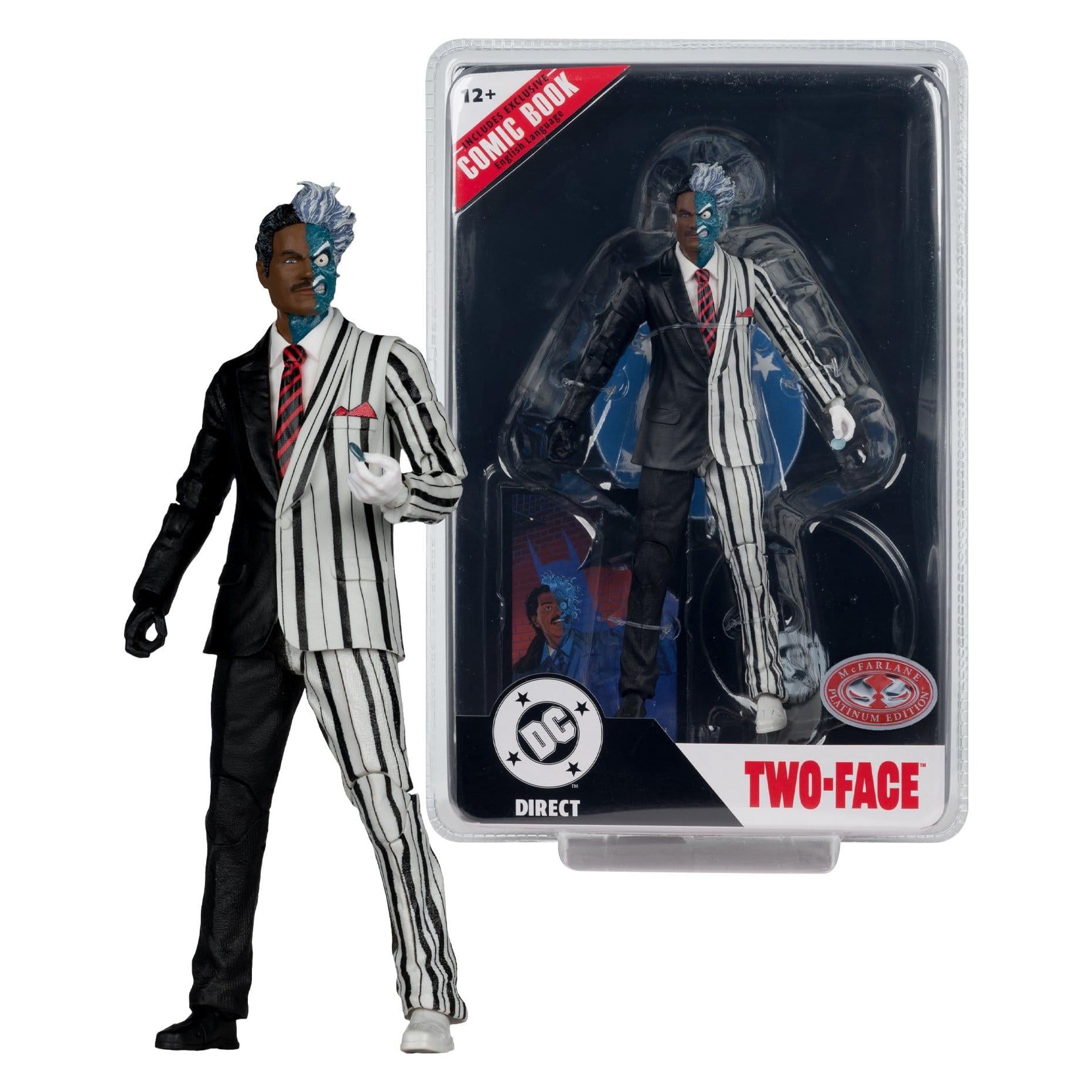 DC Page Punchers: Two-Face (Batman 89 Comic) Actionfigur & Comic - 7 inch-Actionfiguren-McFarlane Toys-Mighty Underground