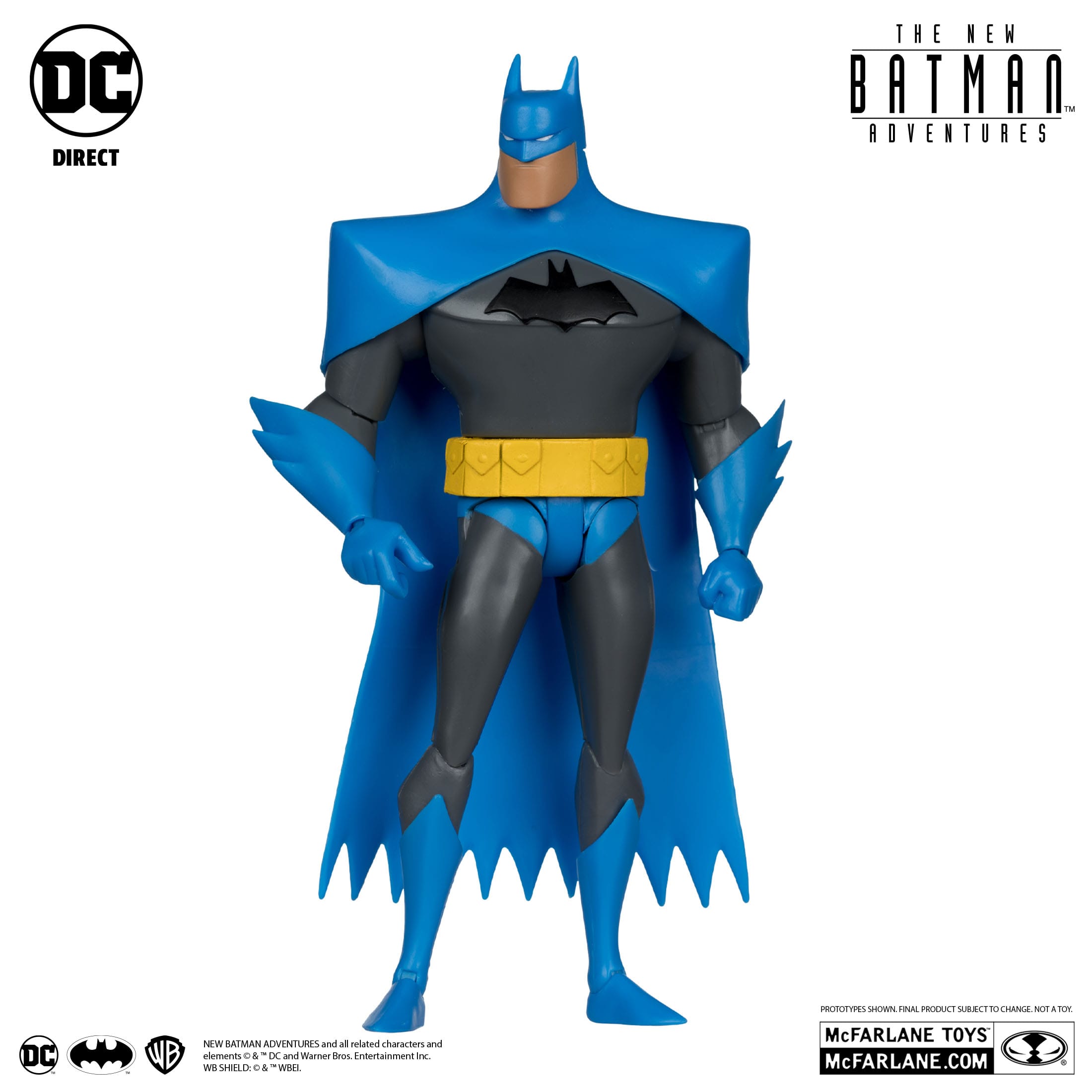 DC The New Batman Adventures: Batman (Blue/Grey), Scarecrow, The Riddler - Wave 4-Set-Actionfiguren-McFarlane Toys-Mighty Underground