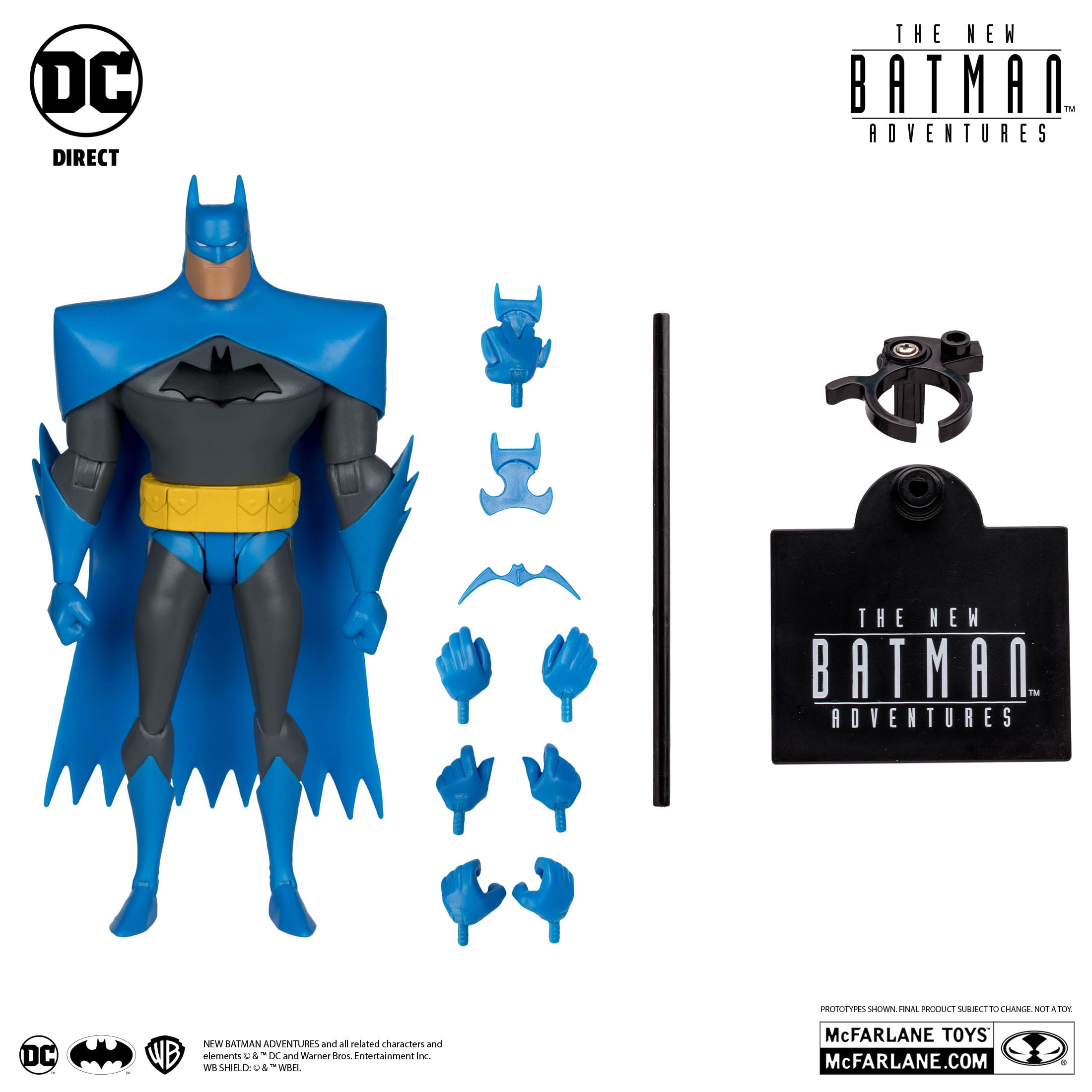 DC The New Batman Adventures: Batman (Blue/Grey), Scarecrow, The Riddler - Wave 4-Set-Actionfiguren-McFarlane Toys-Mighty Underground