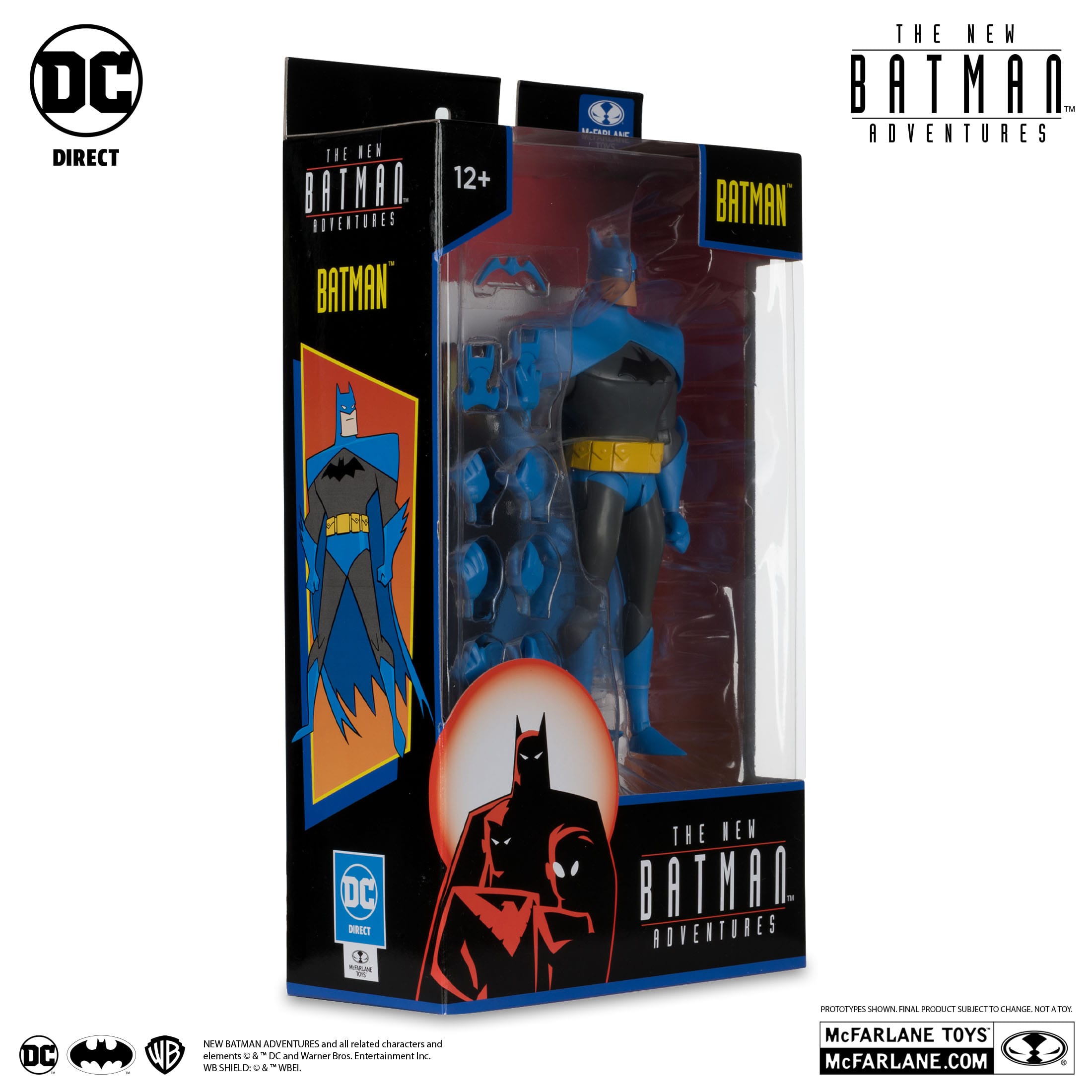 DC The New Batman Adventures: Batman (Blue/Grey), Scarecrow, The Riddler - Wave 4-Set-Actionfiguren-McFarlane Toys-Mighty Underground