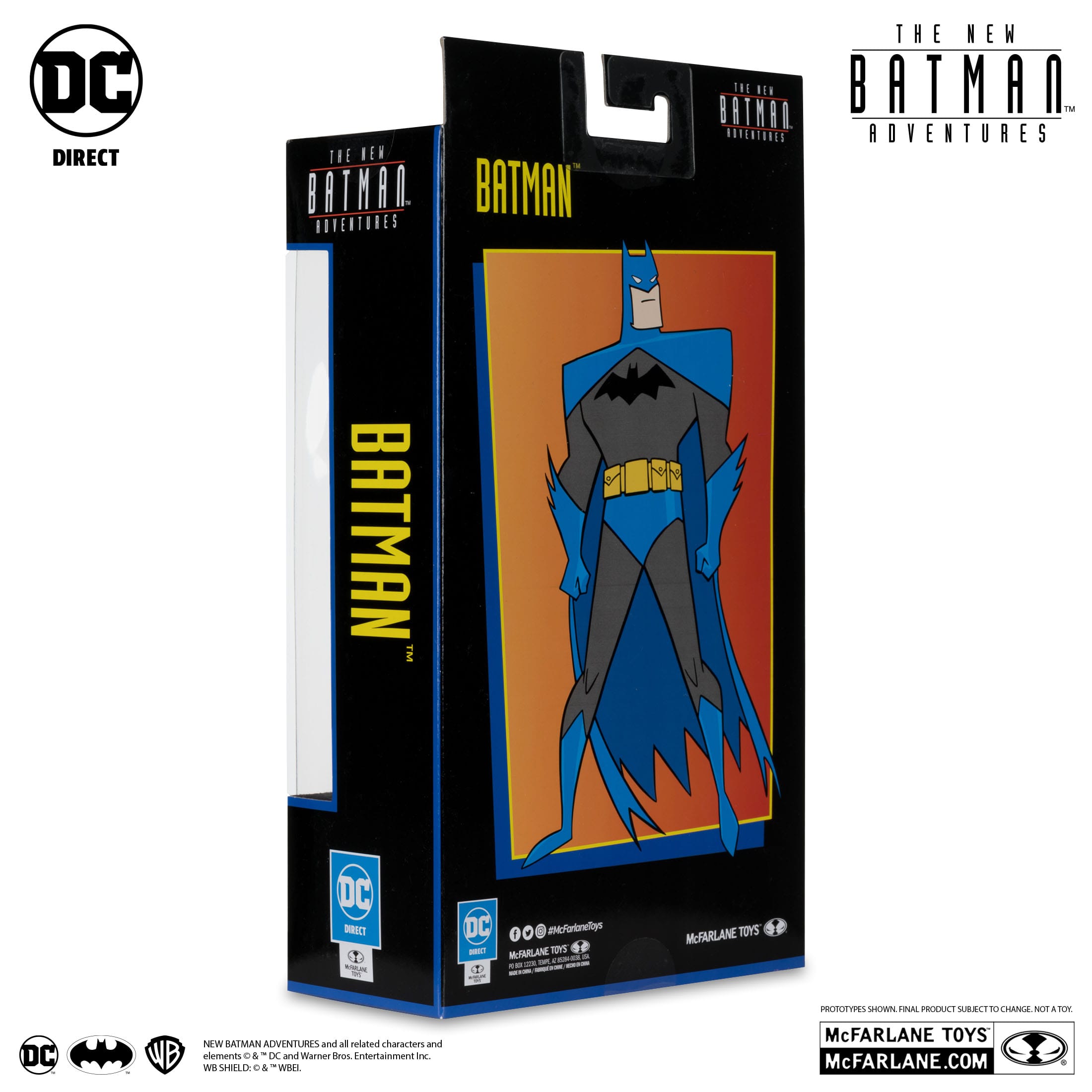 DC The New Batman Adventures: Batman (Blue/Grey), Scarecrow, The Riddler - Wave 4-Set-Actionfiguren-McFarlane Toys-Mighty Underground