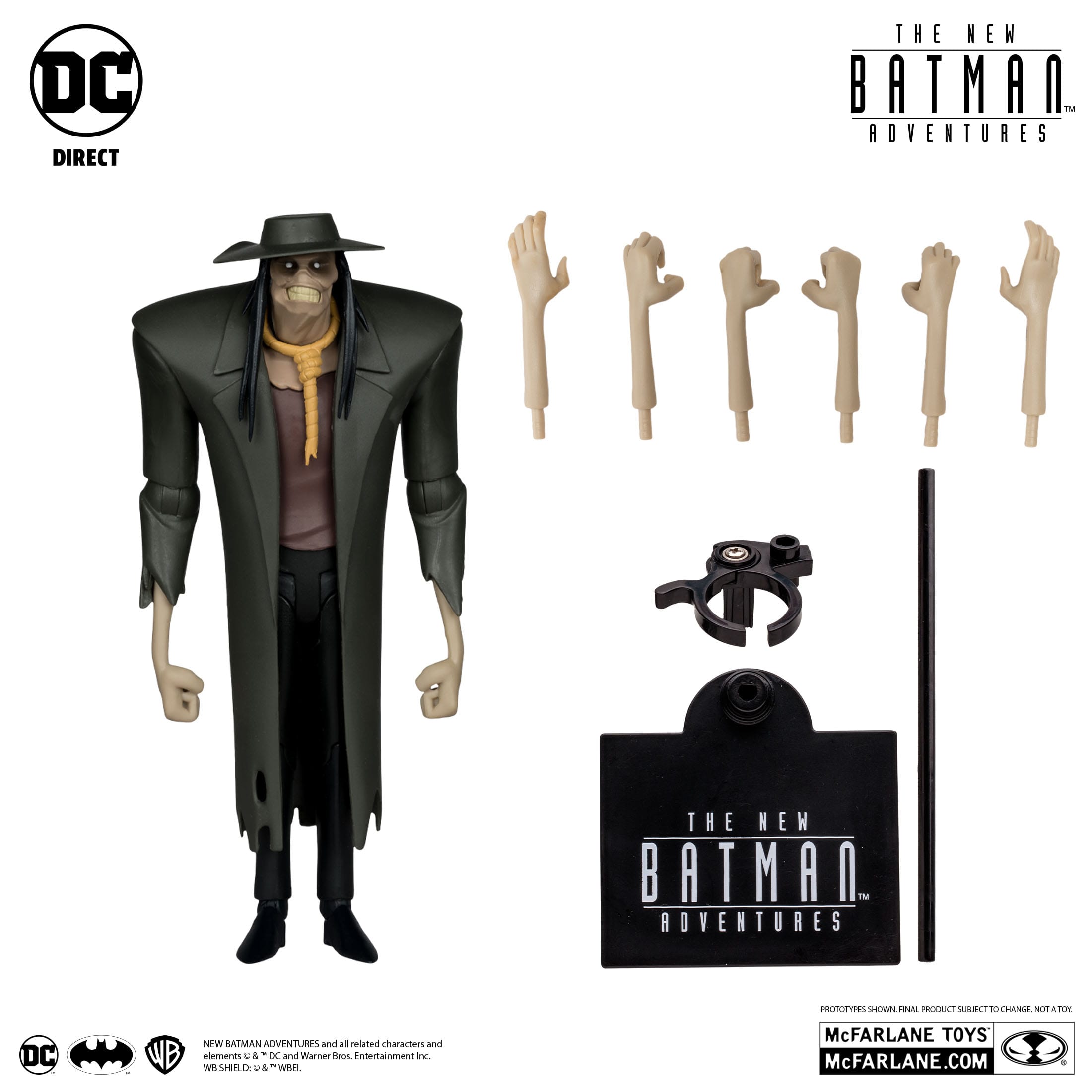 DC The New Batman Adventures: Batman (Blue/Grey), Scarecrow, The Riddler - Wave 4-Set-Actionfiguren-McFarlane Toys-Mighty Underground