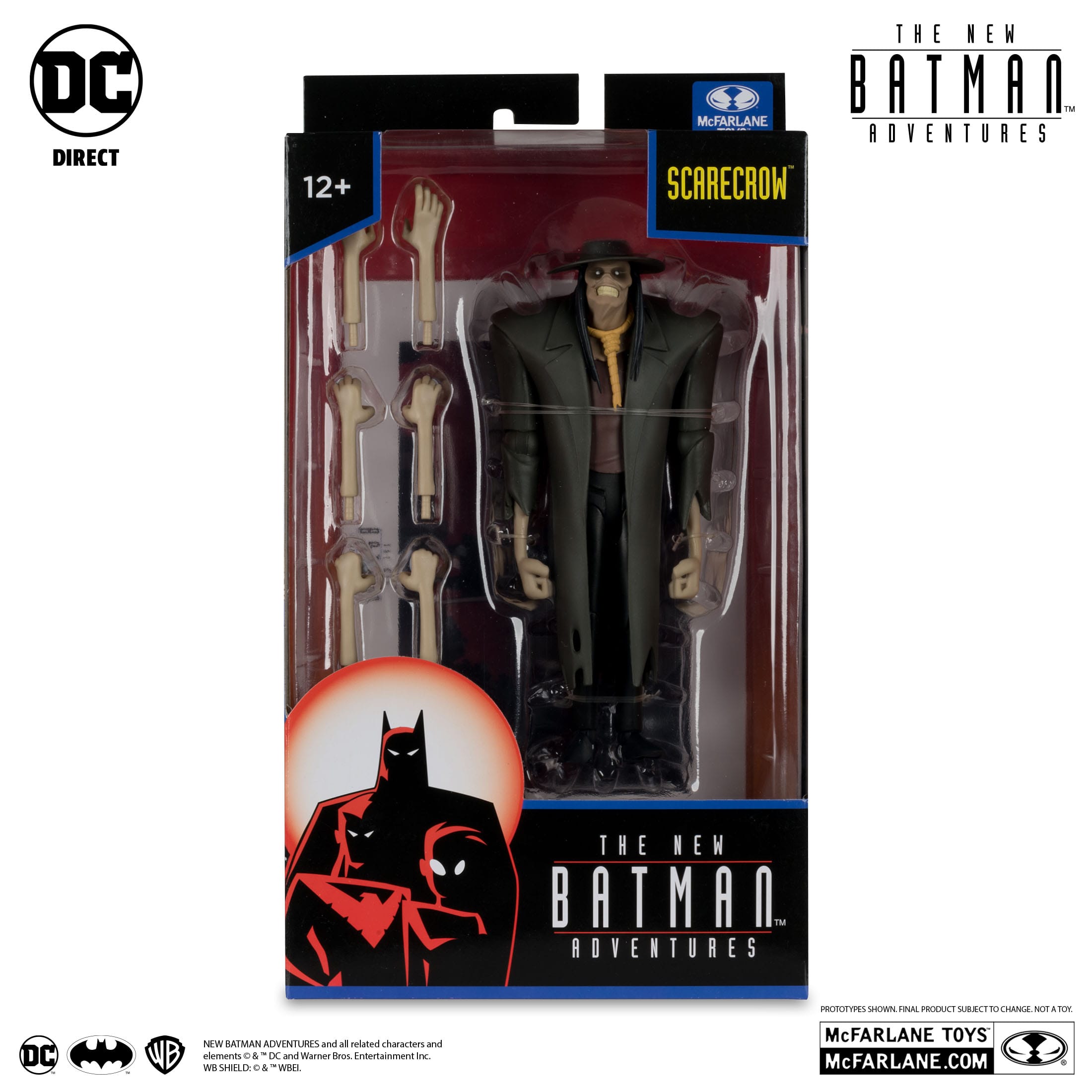 DC The New Batman Adventures: Batman (Blue/Grey), Scarecrow, The Riddler - Wave 4-Set-Actionfiguren-McFarlane Toys-Mighty Underground