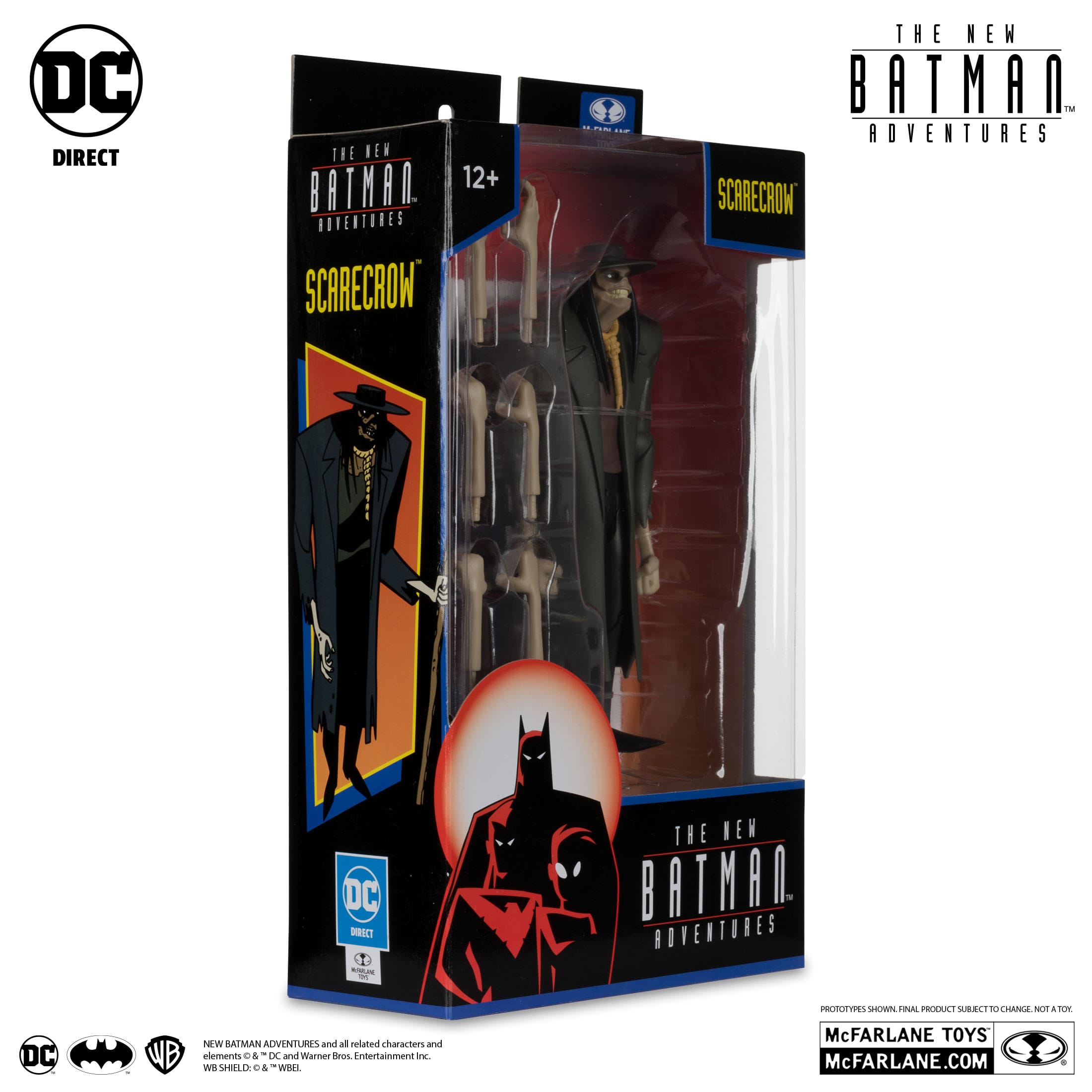 DC The New Batman Adventures: Batman (Blue/Grey), Scarecrow, The Riddler - Wave 4-Set-Actionfiguren-McFarlane Toys-Mighty Underground