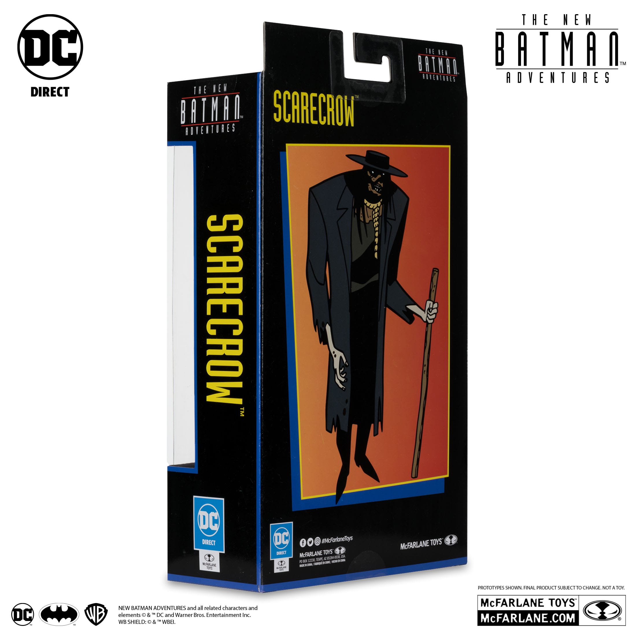 DC The New Batman Adventures: Batman (Blue/Grey), Scarecrow, The Riddler - Wave 4-Set-Actionfiguren-McFarlane Toys-Mighty Underground