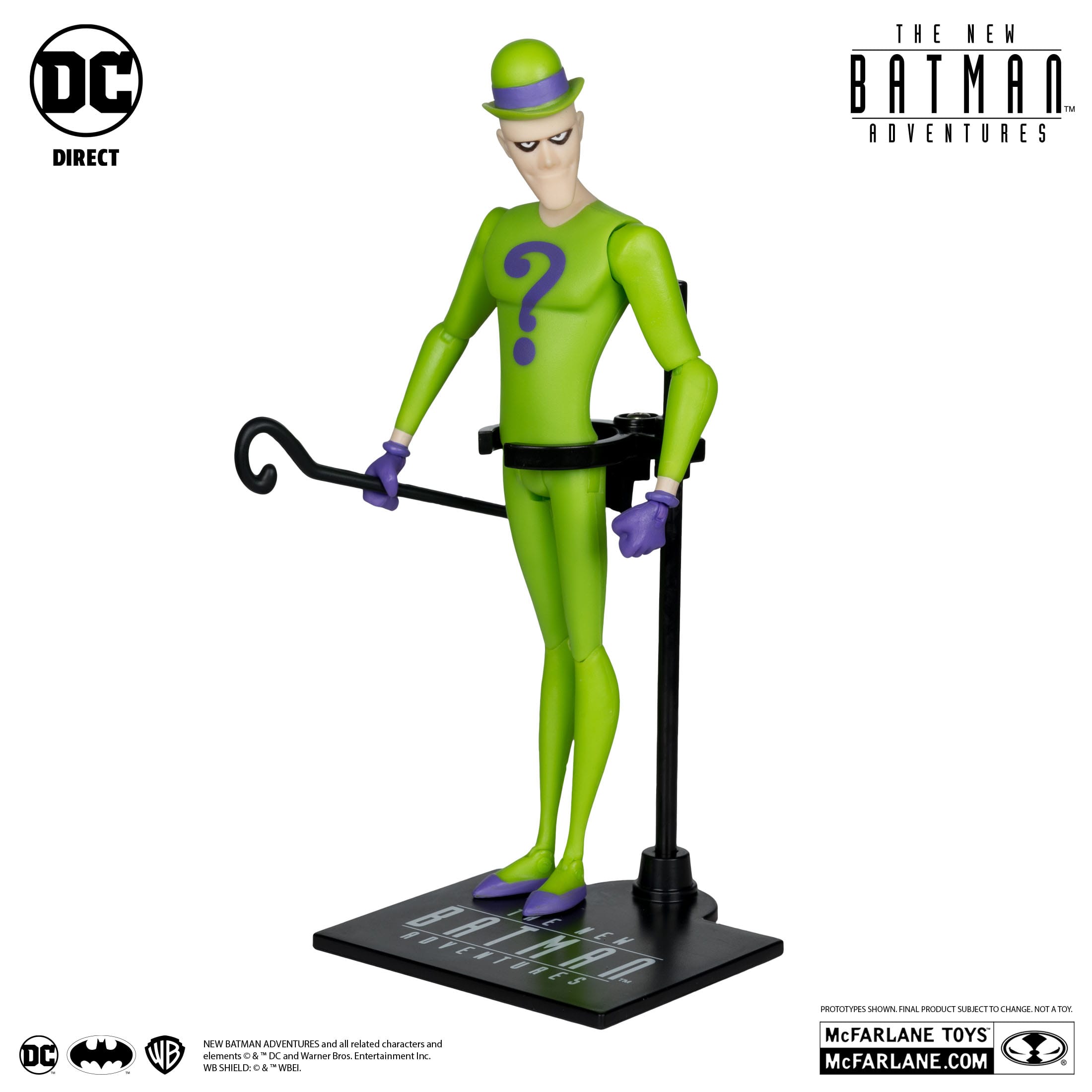 DC The New Batman Adventures: Batman (Blue/Grey), Scarecrow, The Riddler - Wave 4-Set-Actionfiguren-McFarlane Toys-Mighty Underground