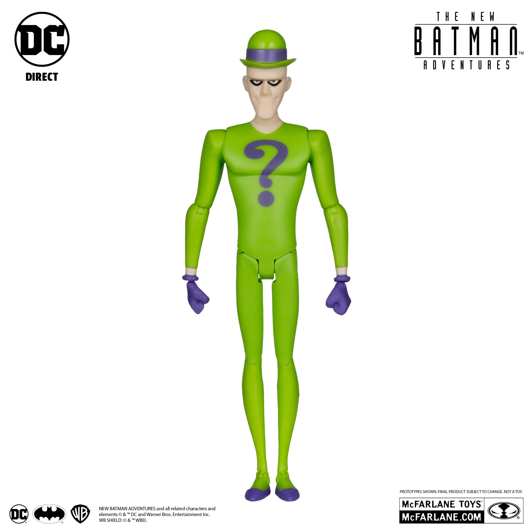 DC The New Batman Adventures: Batman (Blue/Grey), Scarecrow, The Riddler - Wave 4-Set-Actionfiguren-McFarlane Toys-Mighty Underground