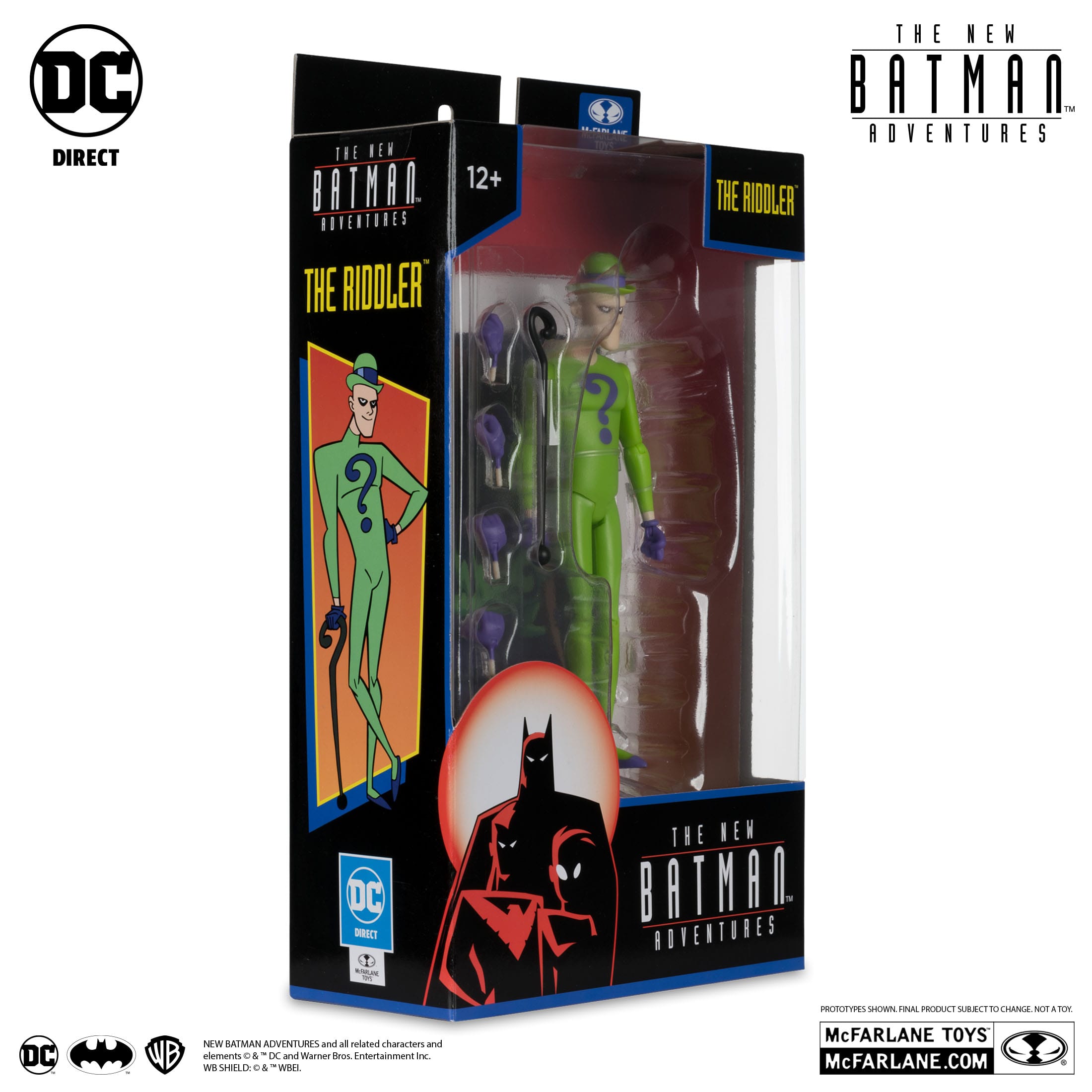 DC The New Batman Adventures: Batman (Blue/Grey), Scarecrow, The Riddler - Wave 4-Set-Actionfiguren-McFarlane Toys-Mighty Underground