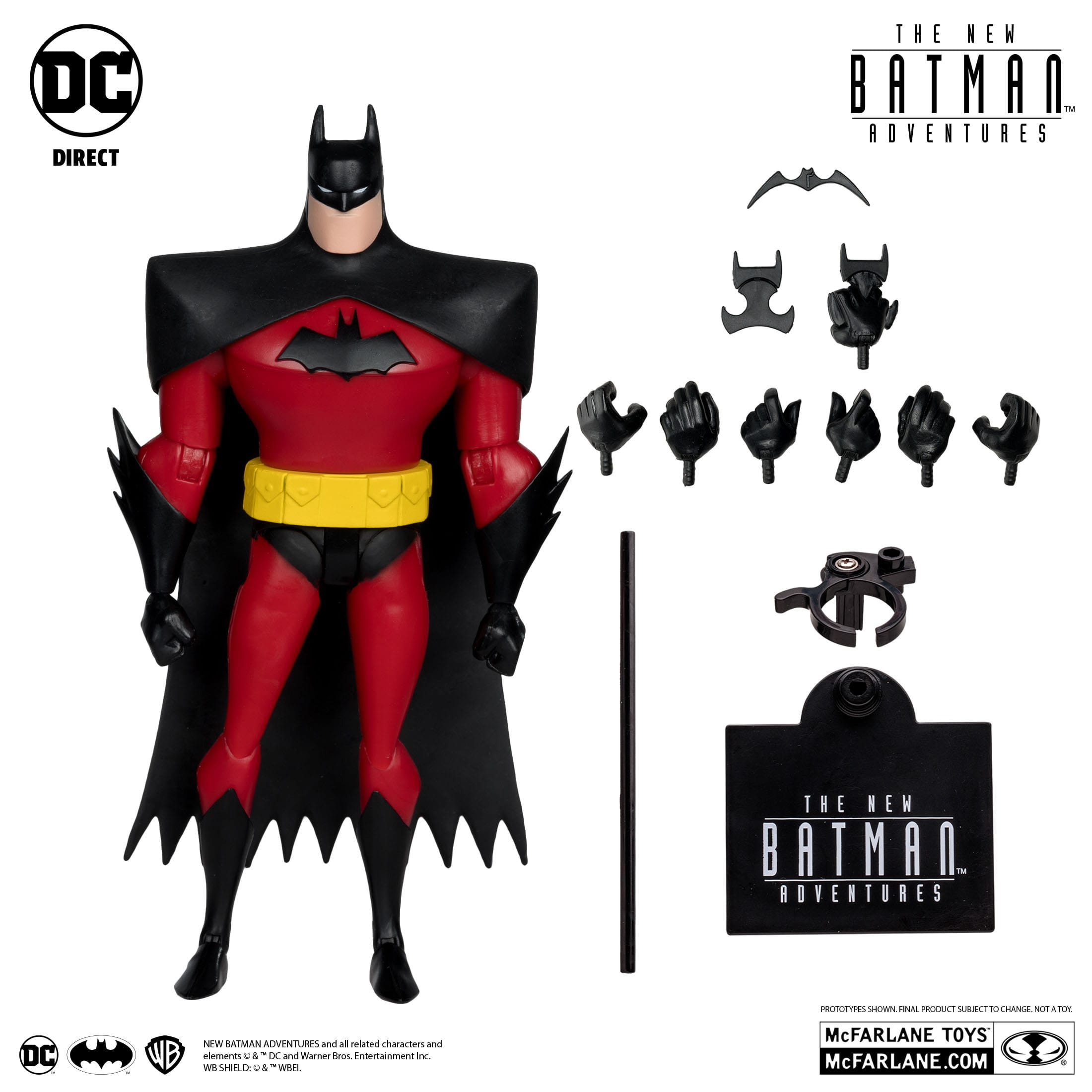 DC The New Batman Adventures: Batman (Silver) [Chase]-Actionfiguren-McFarlane Toys-Mighty Underground