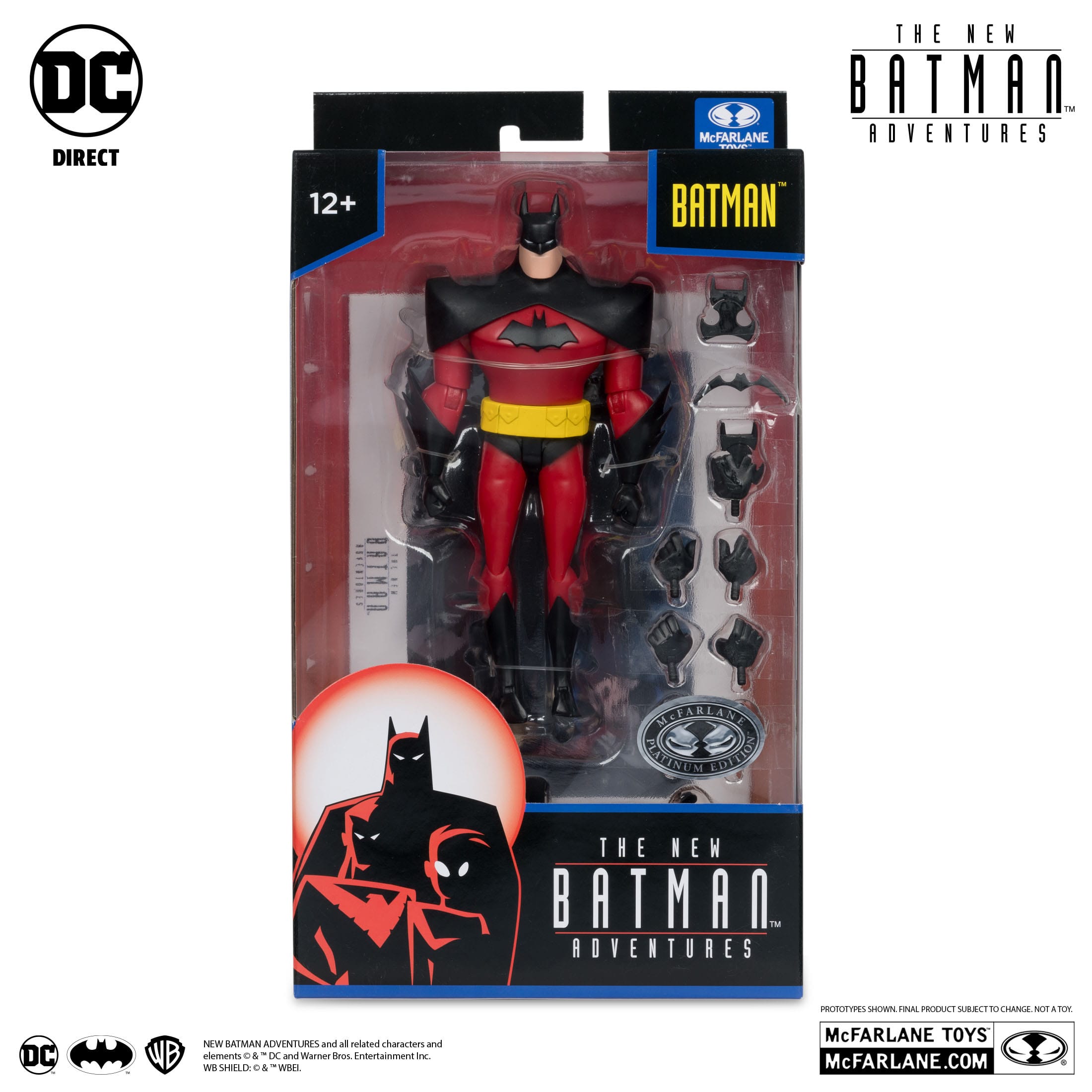 DC The New Batman Adventures: Batman (Silver) [Chase]-Actionfiguren-McFarlane Toys-Mighty Underground