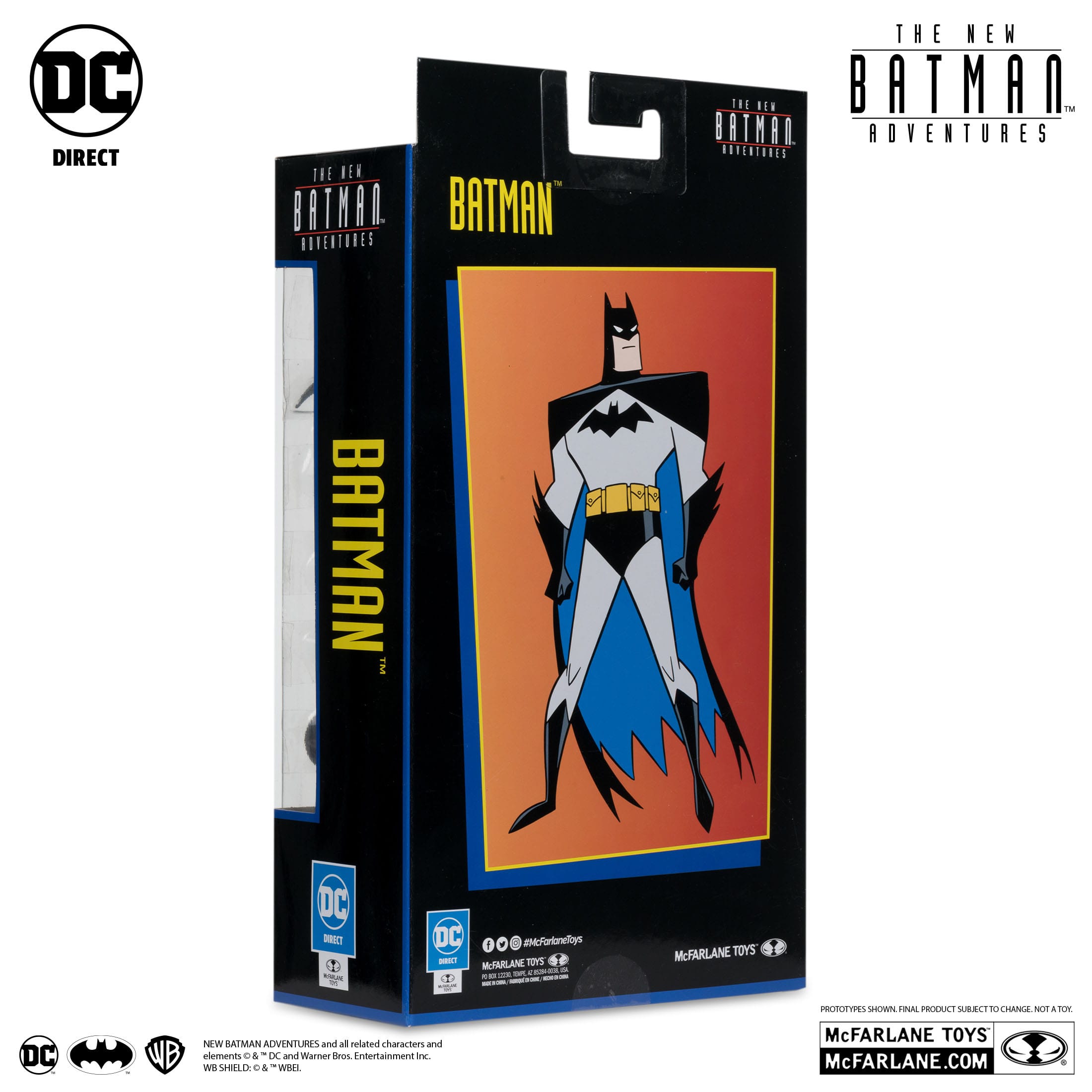 DC The New Batman Adventures: Batman (Silver) [Chase]-Actionfiguren-McFarlane Toys-Mighty Underground