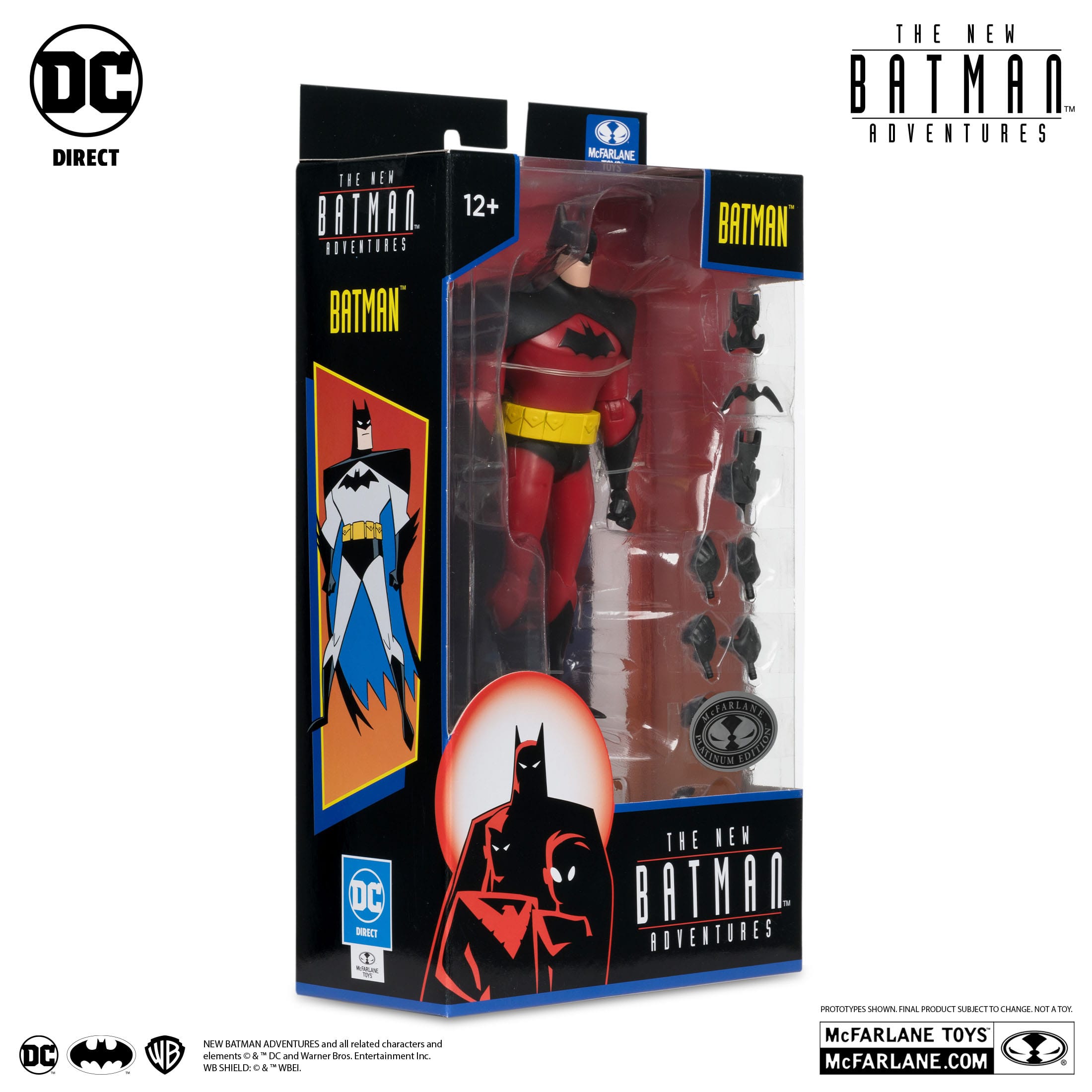 DC The New Batman Adventures: Batman (Silver) [Chase]-Actionfiguren-McFarlane Toys-Mighty Underground