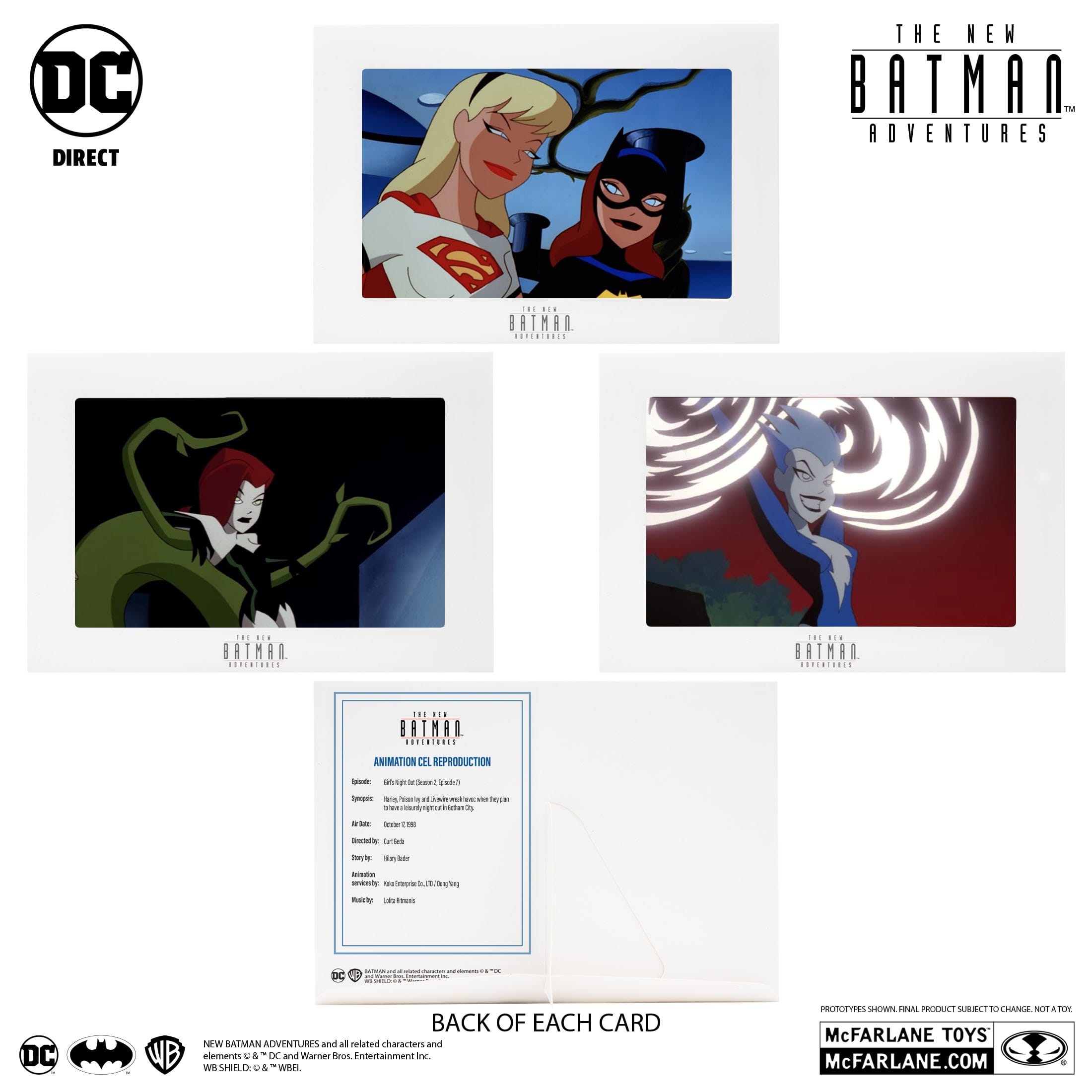 DC The New Batman Adventures: Girls´ Night Out (Poison Ivy, Live Wire, Supergirl) - 3-Set (Kopie)-Actionfiguren-McFarlane Toys-Mighty Underground