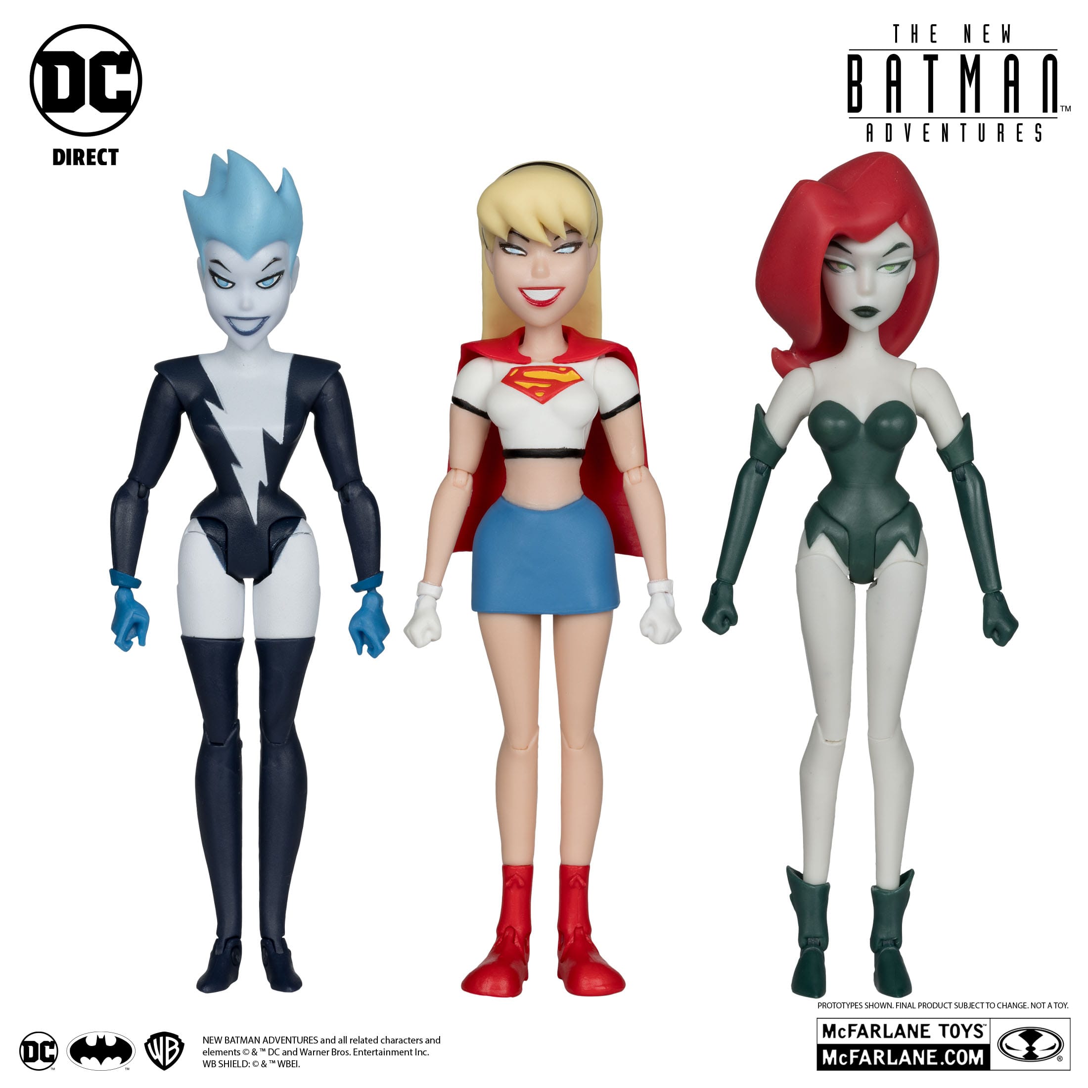 DC The New Batman Adventures: Girls´ Night Out (Poison Ivy, Live Wire, Supergirl) - 3-Set (Kopie)-Actionfiguren-McFarlane Toys-Mighty Underground