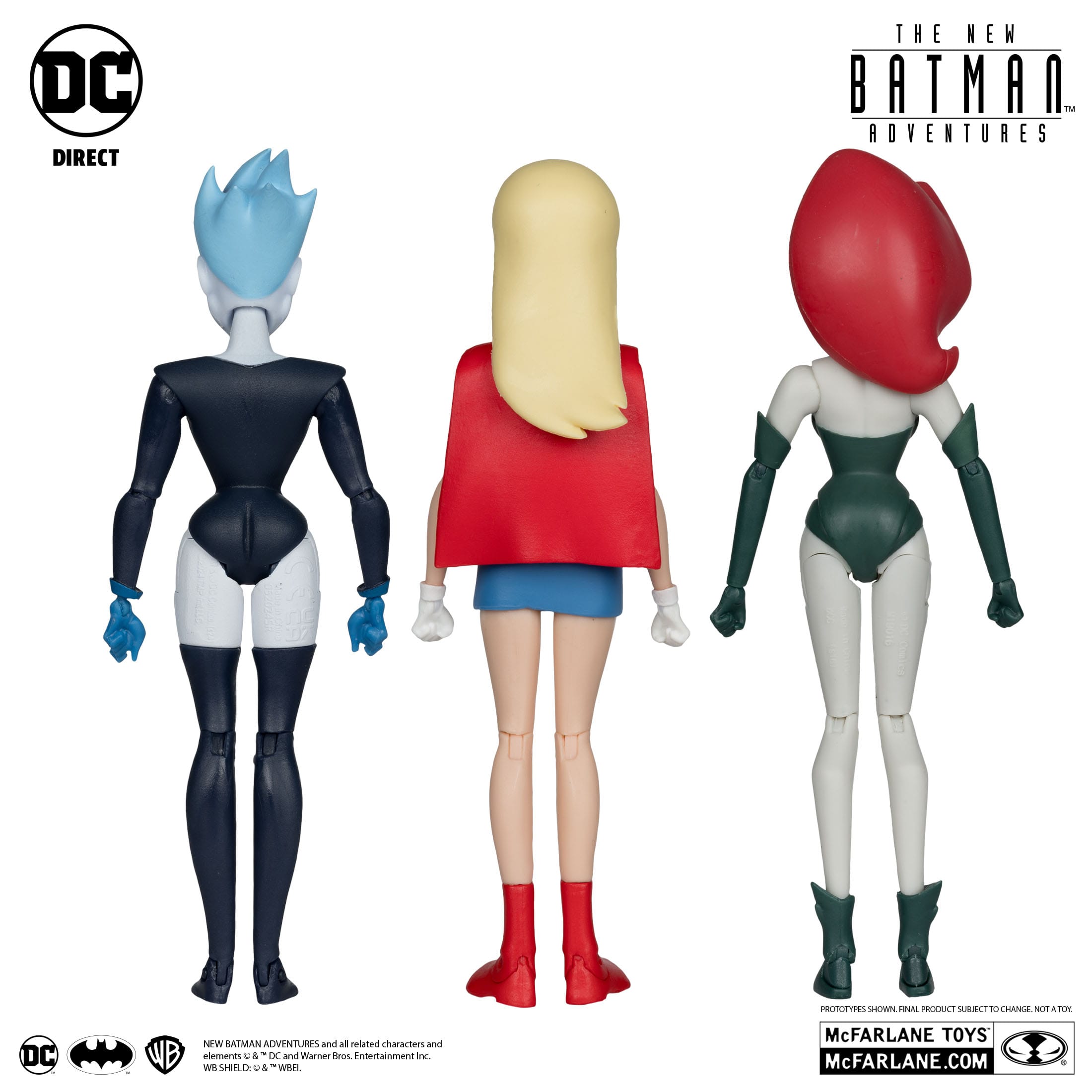 DC The New Batman Adventures: Girls´ Night Out (Poison Ivy, Live Wire, Supergirl) - 3-Set (Kopie)-Actionfiguren-McFarlane Toys-Mighty Underground