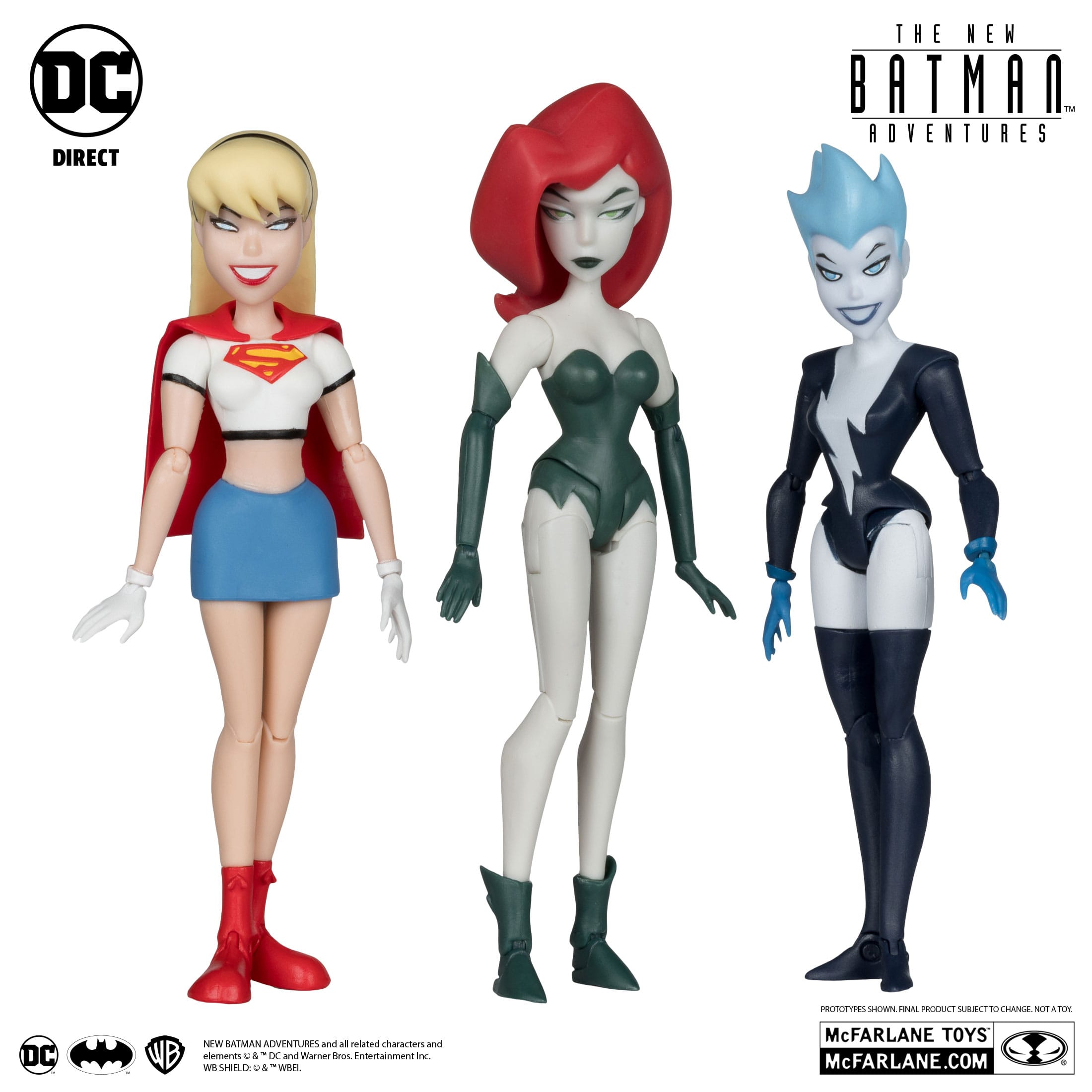 DC The New Batman Adventures: Girls´ Night Out (Poison Ivy, Live Wire, Supergirl) - 3-Set (Kopie)-Actionfiguren-McFarlane Toys-Mighty Underground