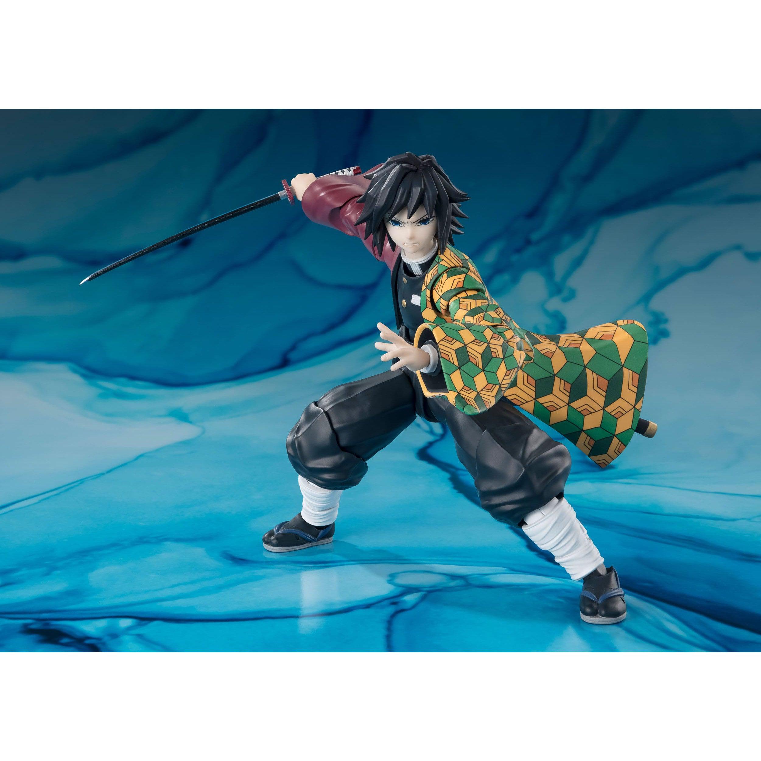 Demon Slayer: Giyu Tomioka-Actionfiguren-Bandai Tamashii Nations-Mighty Underground